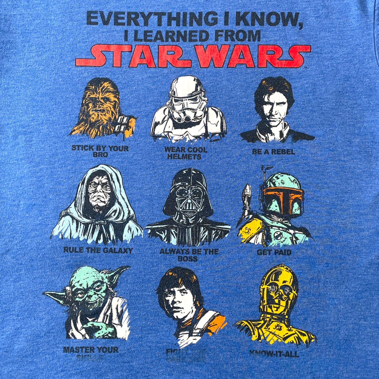 Star Wars Star Wars Mens LG Blue Graphic T Shirt Movie Character Tee Size US L / EU 52-54 / 3 - 3 Thumbnail