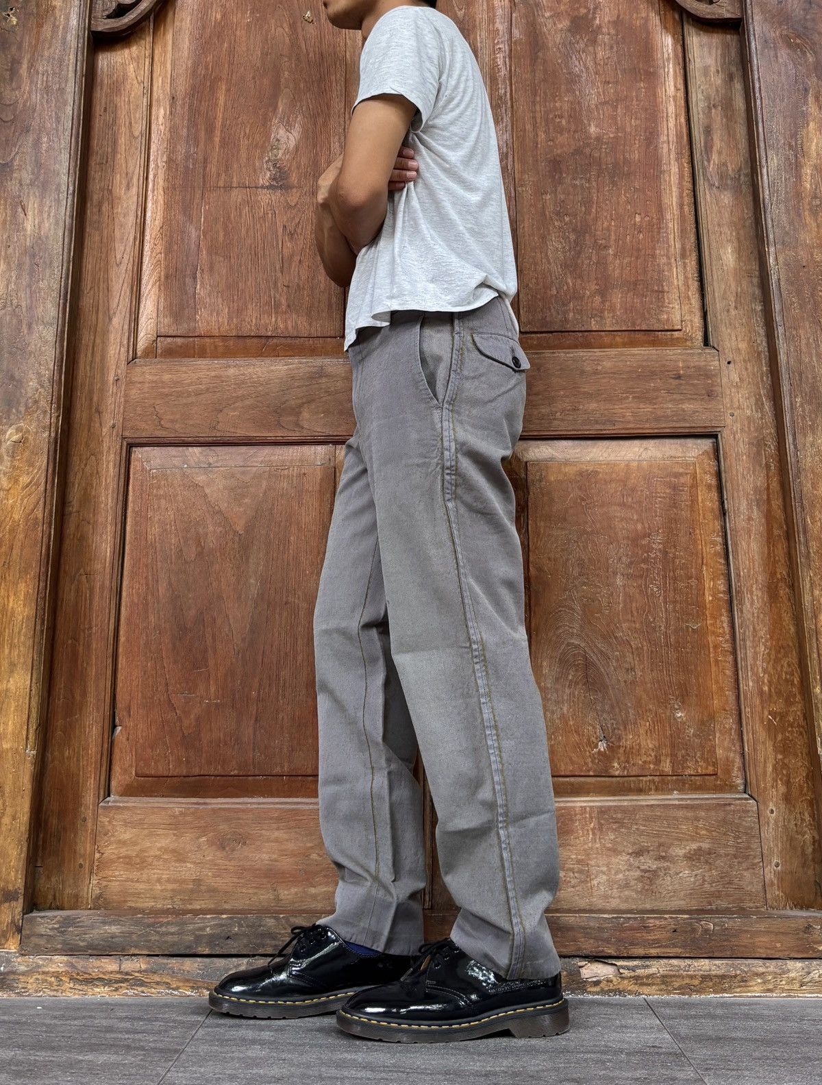 Comme des Garcons Homme Plus FREE TAX! 90s Algae Effect Trousers - 29” Size US 29 - 14 Thumbnail