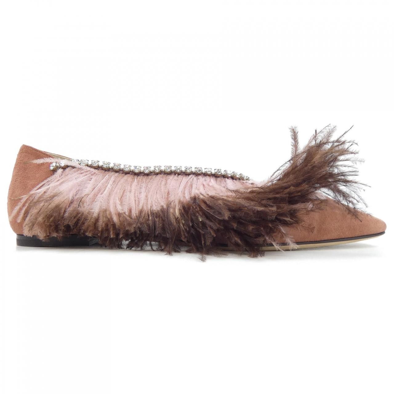 Jimmy Choo Jimmy Choo Jimmy Choo AEVA FLAT Flat Shoes Leather Shoes AEVA FLAT DUTY FREE for USA Size ONE SIZE - 1 Thumbnail