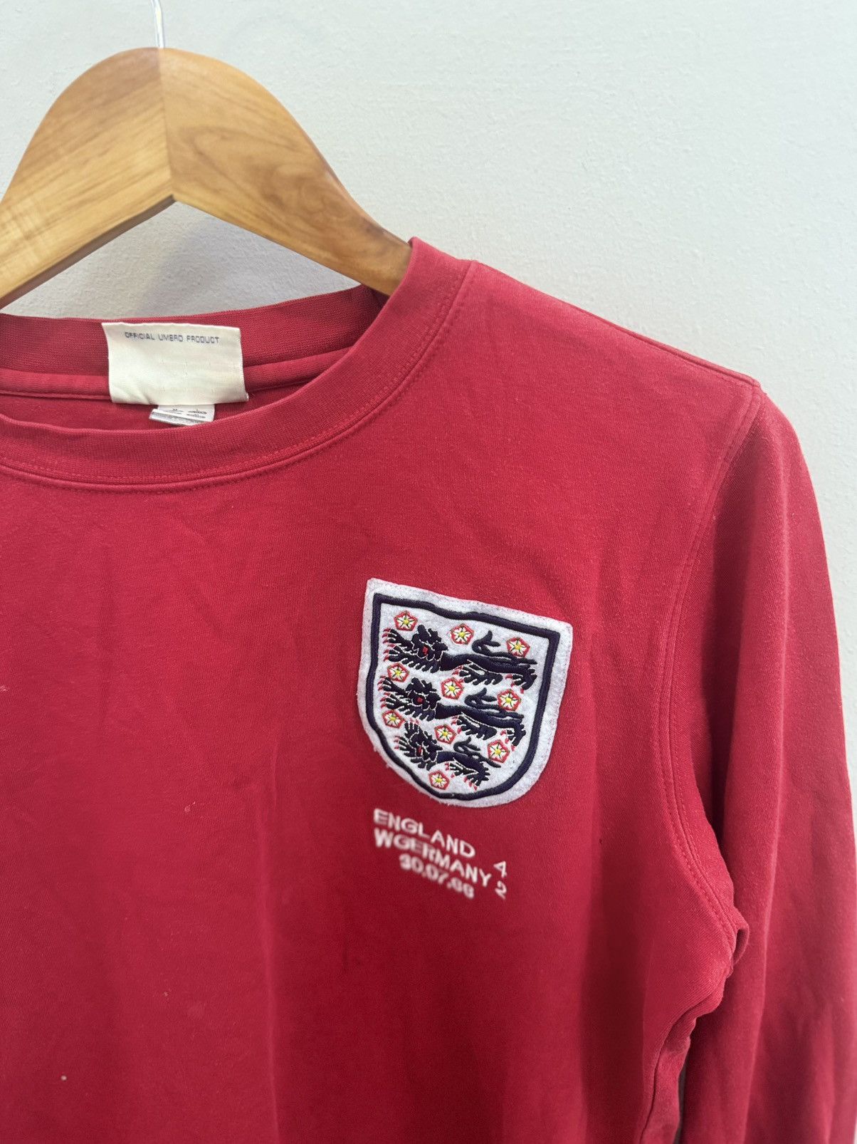 Umbro England 1966 Away Umbro Football Shirt Limited Edition #66 Size US M / EU 48-50 / 2 - 7 Thumbnail
