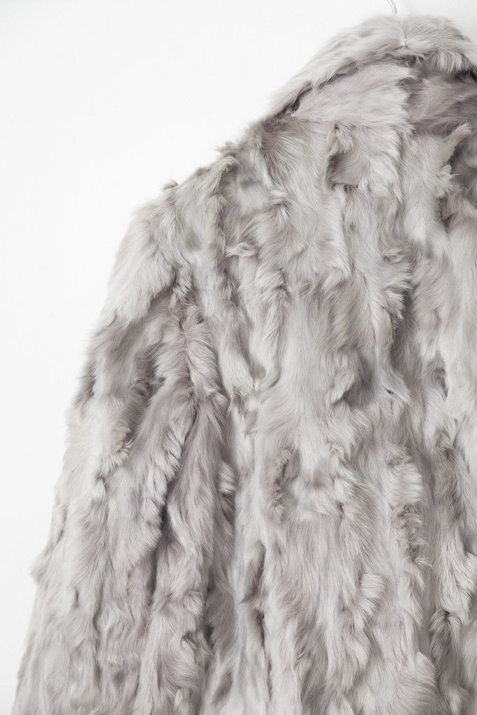 Vintage Vintage silver fur coat Size M / US 6-8 / IT 42-44 - 4 Thumbnail