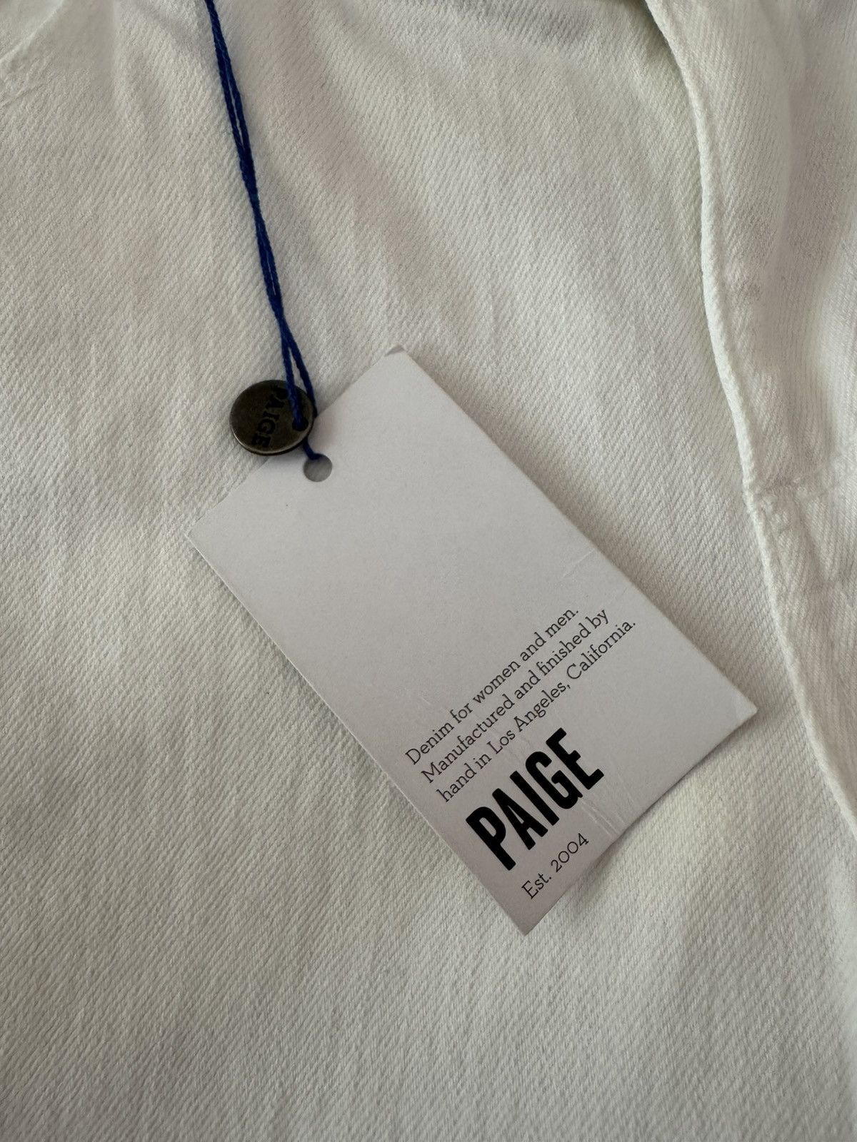 Paige Paige White Jeans Size 32" / US 10 / IT 46 - 2 Thumbnail