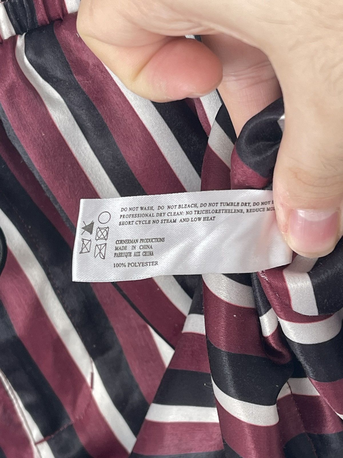 Stampd Stampd Men’s Boxer Style Striped Shorts, Size L Size US 32 / EU 48 - 5 Thumbnail