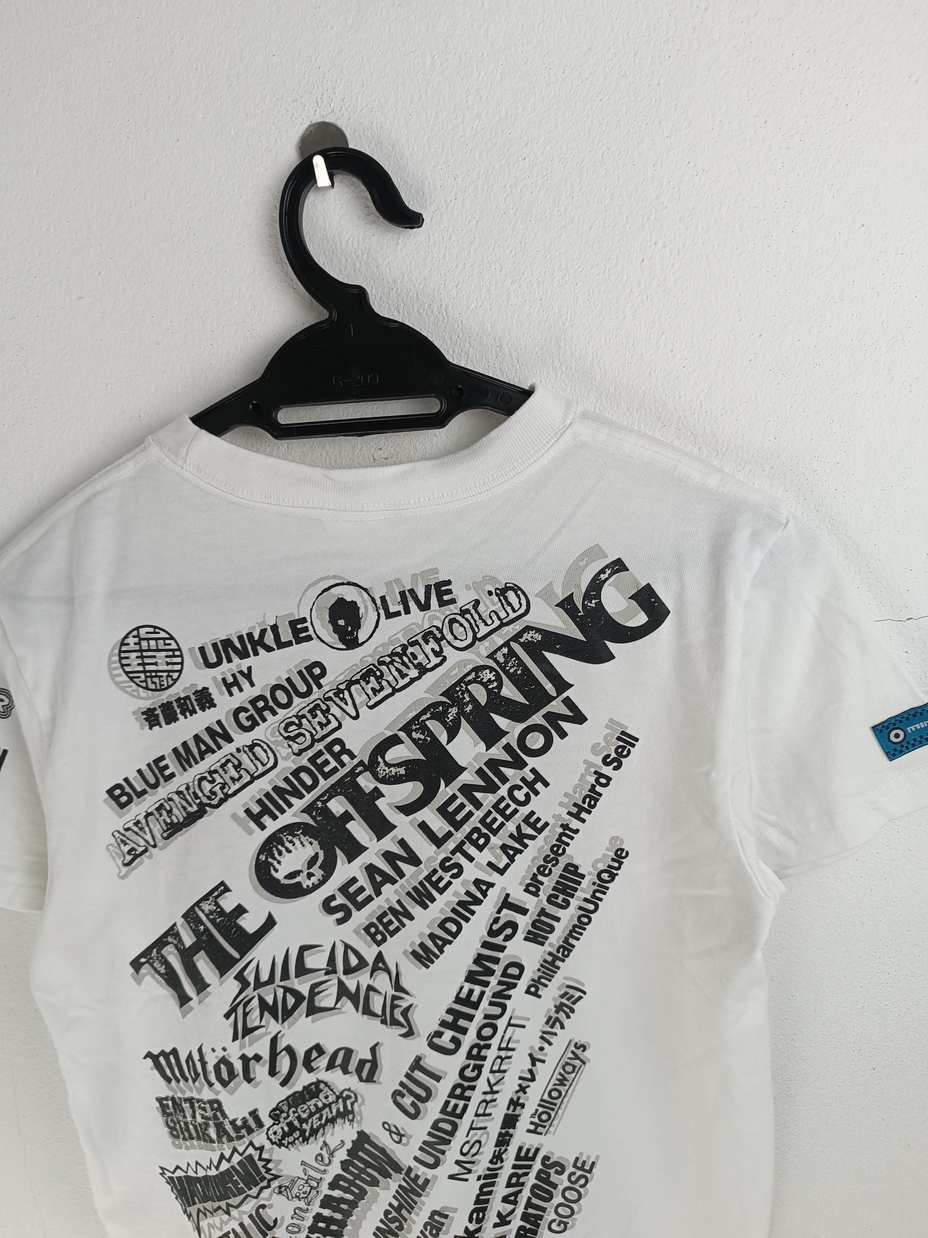 Band Tees VINTAGE 2007 SUMMERSONIC FEST arctic bloc offspring cyndi Size US XS / EU 42 / 0 - 16 Thumbnail