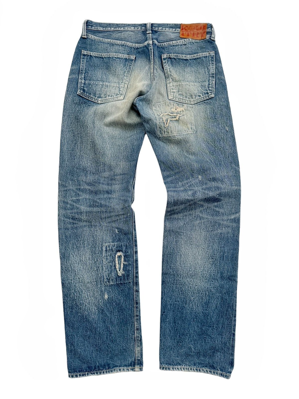 Kapital OG KIRO Kountry Boro Distressed Denim Size US 34 / EU 50 - 3 Thumbnail