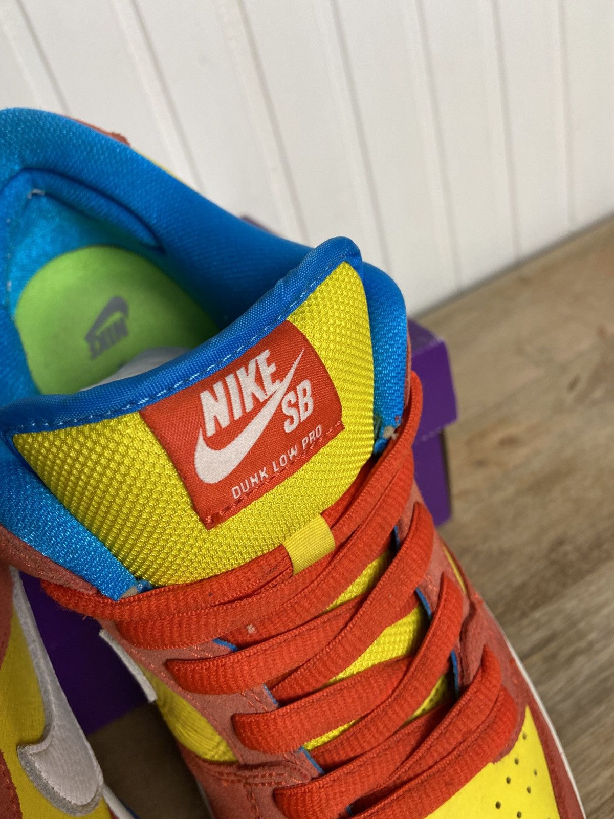 Nike Used Nike Dunk Low SB "Bart Simpson" Authentic Size 8,5US Size US 8.5 / EU 41-42 - 11 Thumbnail