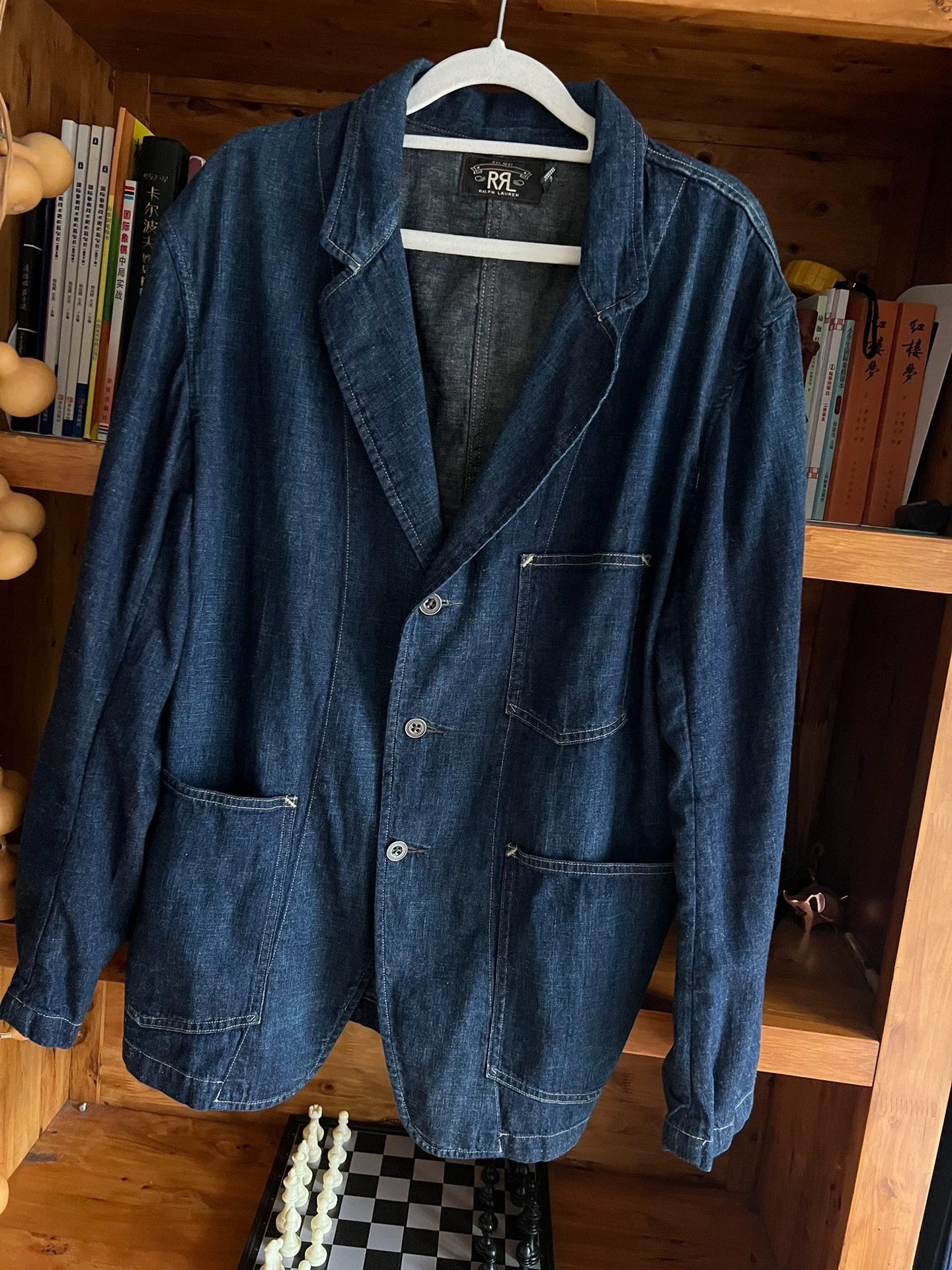 RRL Ralph Lauren RRL Double RL indigo cotton linen suit jacket M new Size US M / EU 48-50 / 2 - 3 Thumbnail