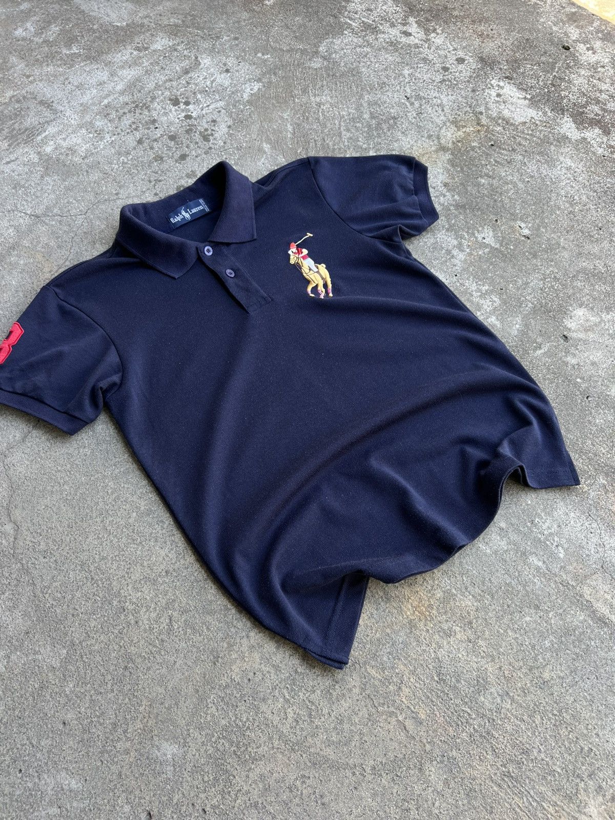 Polo Ralph Lauren Crazy Vintage Polo Ralph Lauren Big Pony USA Chief Kee Size US M / EU 48-50 / 2 - 2 Thumbnail