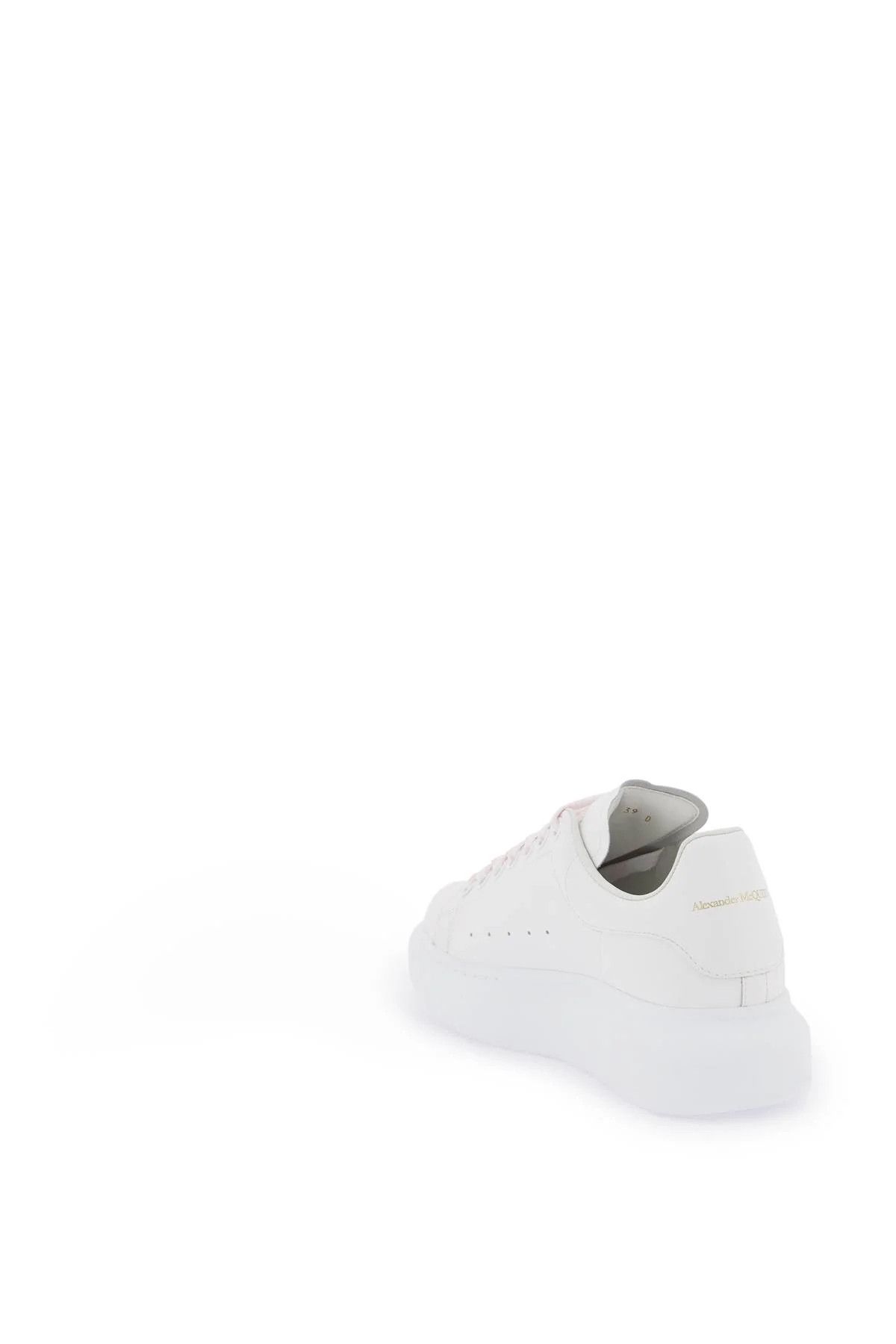 Alexander McQueen o1s22i1n1024 Leather Sneakers in White Size US 10 / IT 40 - 3 Thumbnail