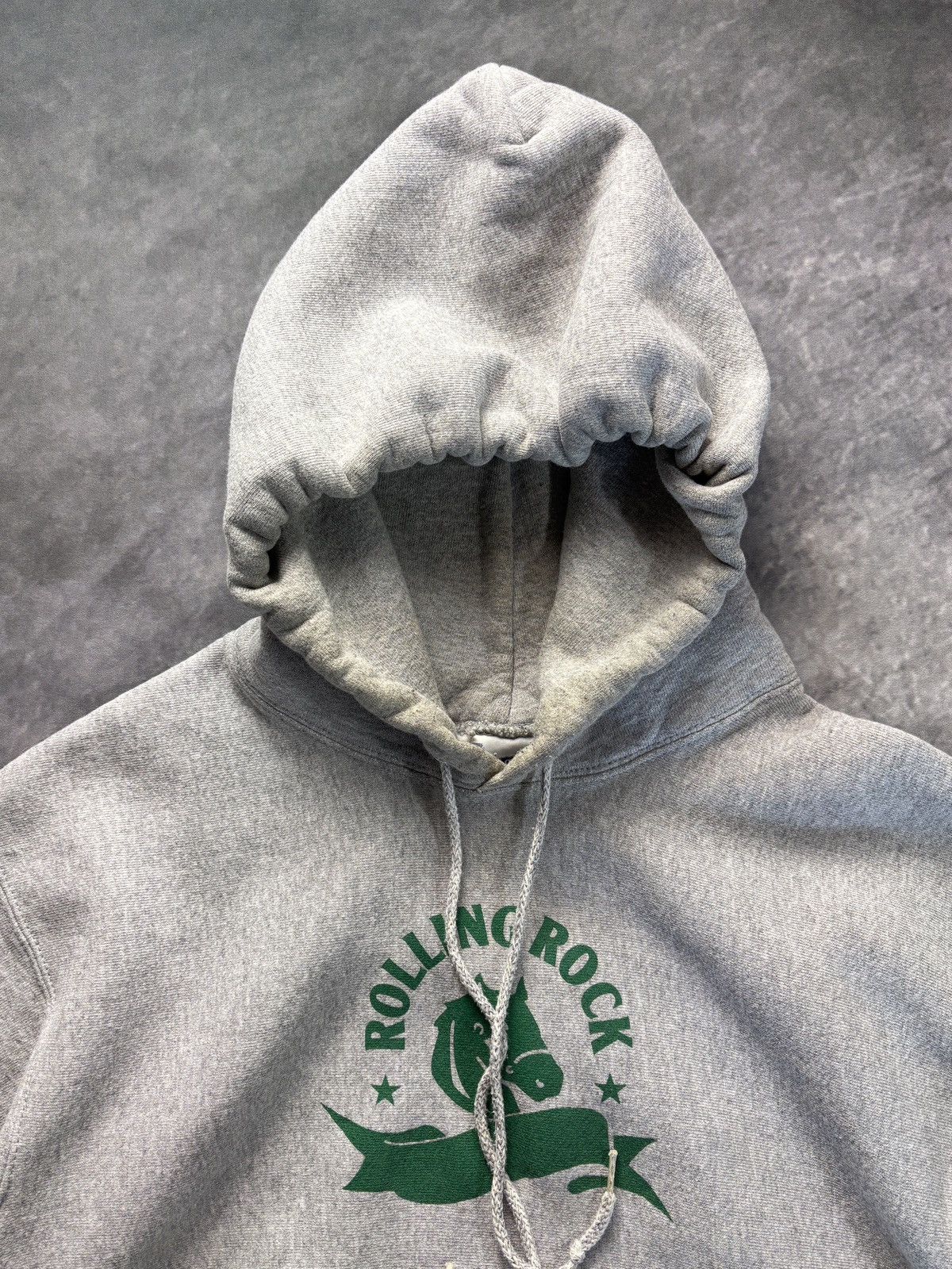 Lee Rolling Rock Beer 1990s Vintage Hoodie Pullover Heavy Boxy M Size US M / EU 48-50 / 2 - 3 Thumbnail
