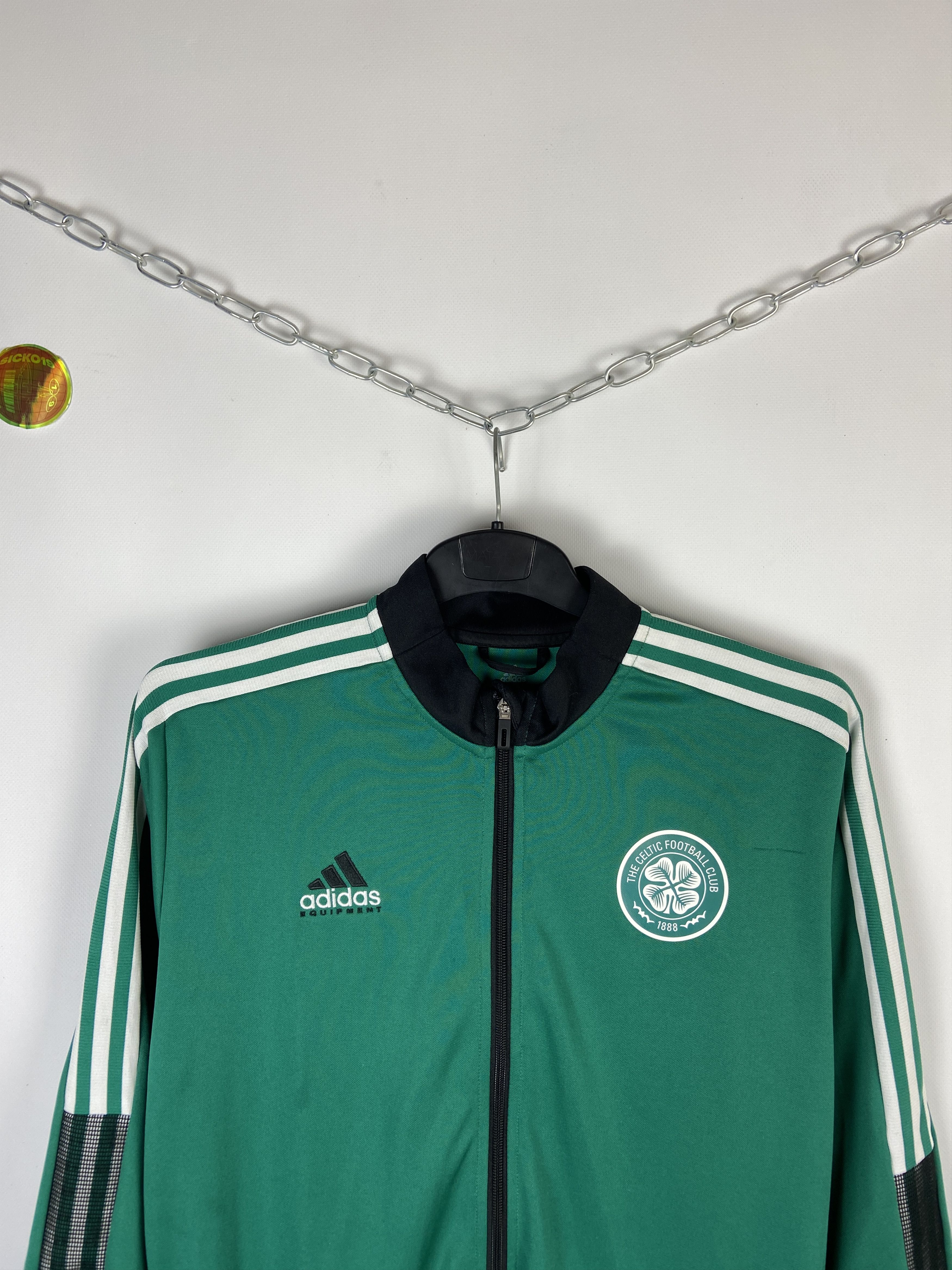 Adidas × Vintage Adidas Celtic FC Track Top Training Jacket Football Soccer Size US XL / EU 56 / 4 - 3 Thumbnail