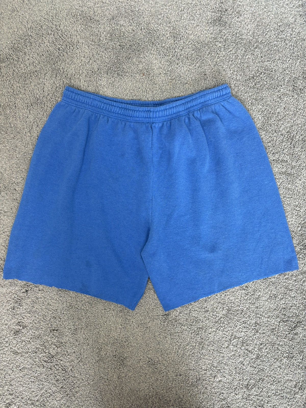 Fruit Of The Loom Vintage 90s fruit of the loom blue sweatshorts Size US 32 / EU 48 - 1 Thumbnail