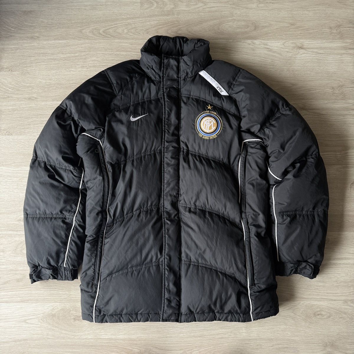 Nike × Vintage 00s Nike Inter Milan Puffer Jacket | Grailed
