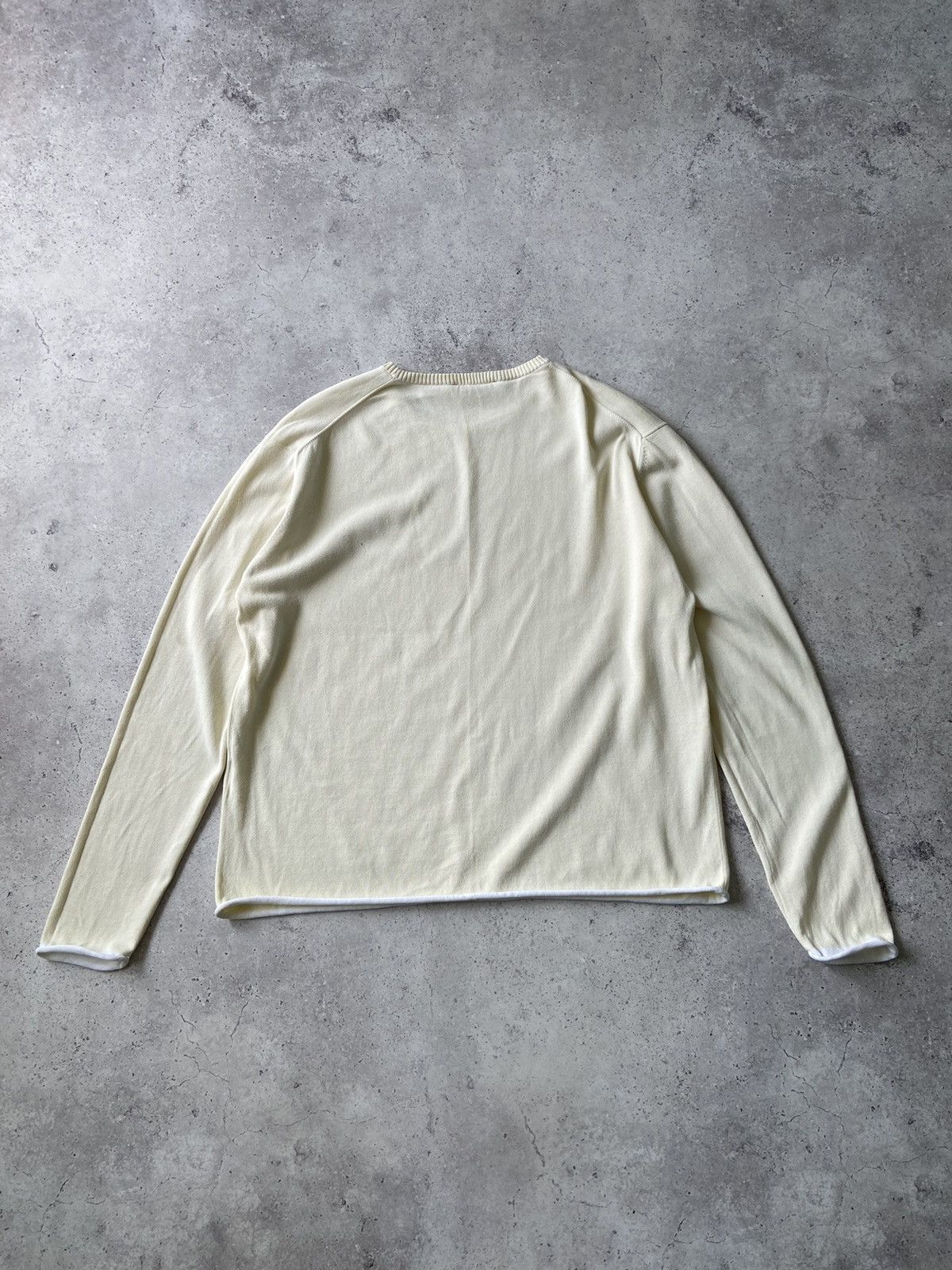 Vintage × Yves Saint Laurent Yves Saint Laurent Vintage Embroidered Big Logo Sweater Size US XL / EU 56 / 4 - 7 Thumbnail