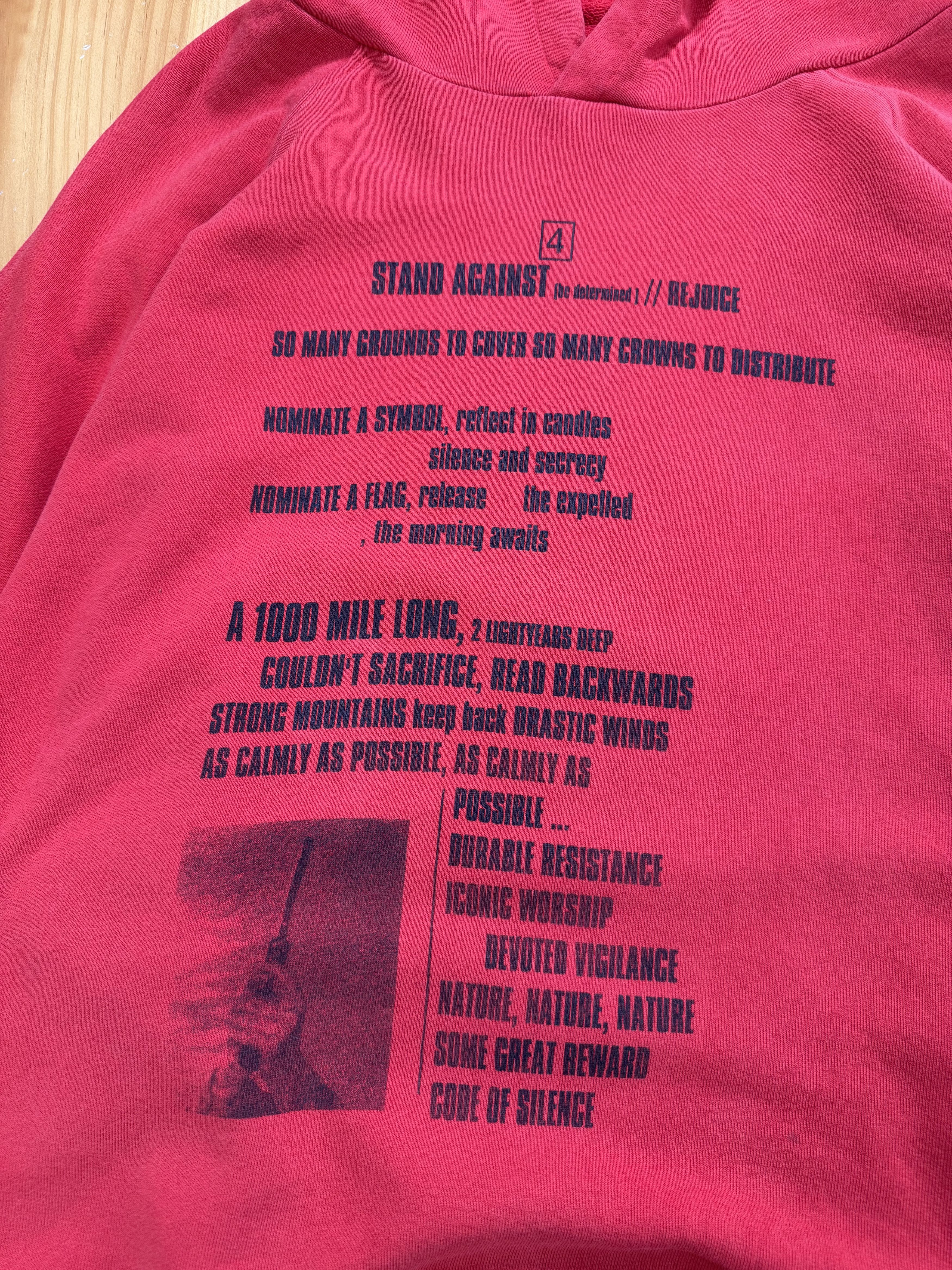 Raf Simons SS02 Raf Simons ‘Terror’ Kollaps Graphic Oversized Hoodie Size US XL / EU 56 / 4 - 2 Thumbnail