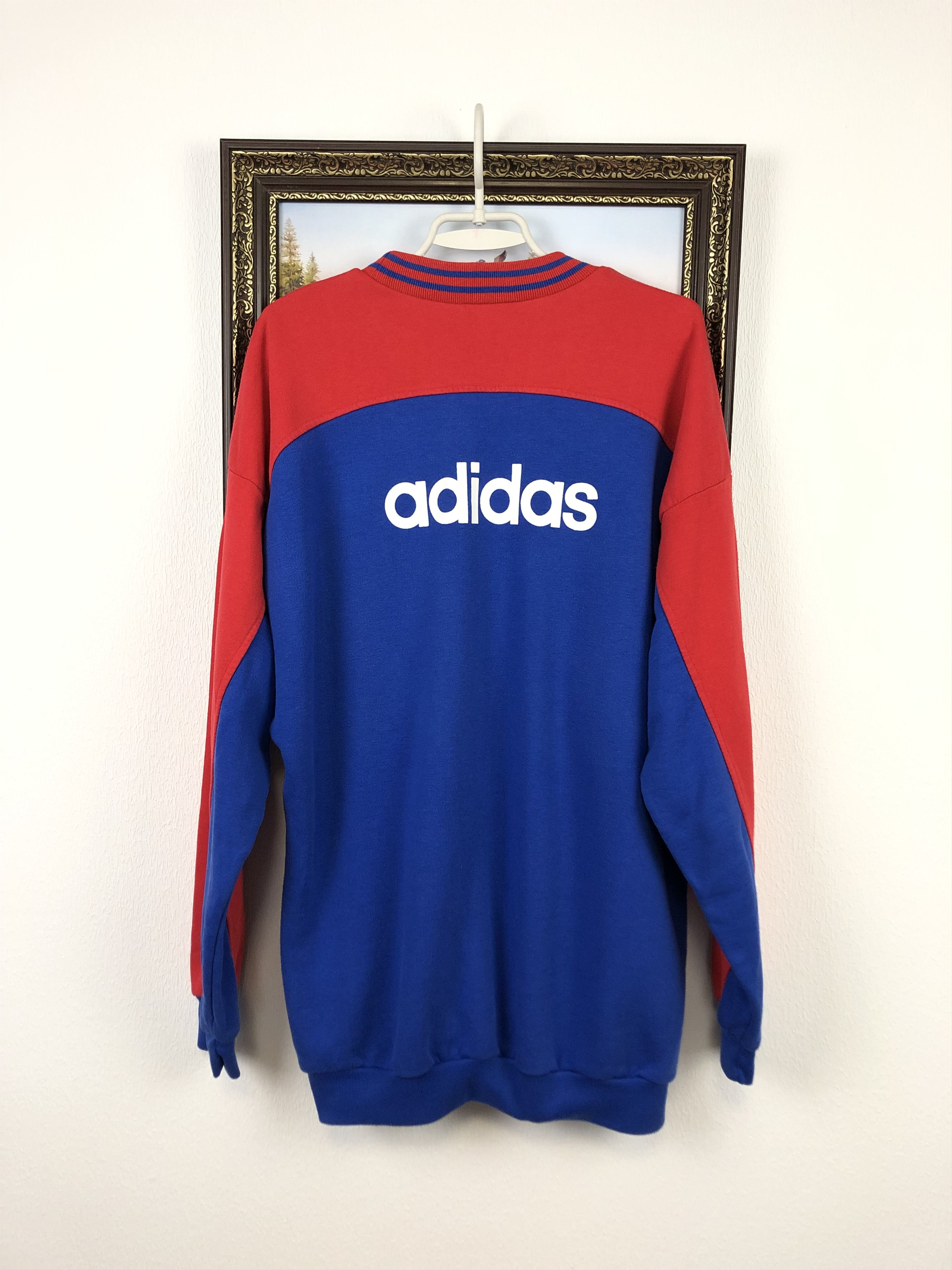 Adidas Vintage 90's Bayern Munich Football Sweatshirt Soccer Rare Size US L / EU 52-54 / 3 - 10 Thumbnail