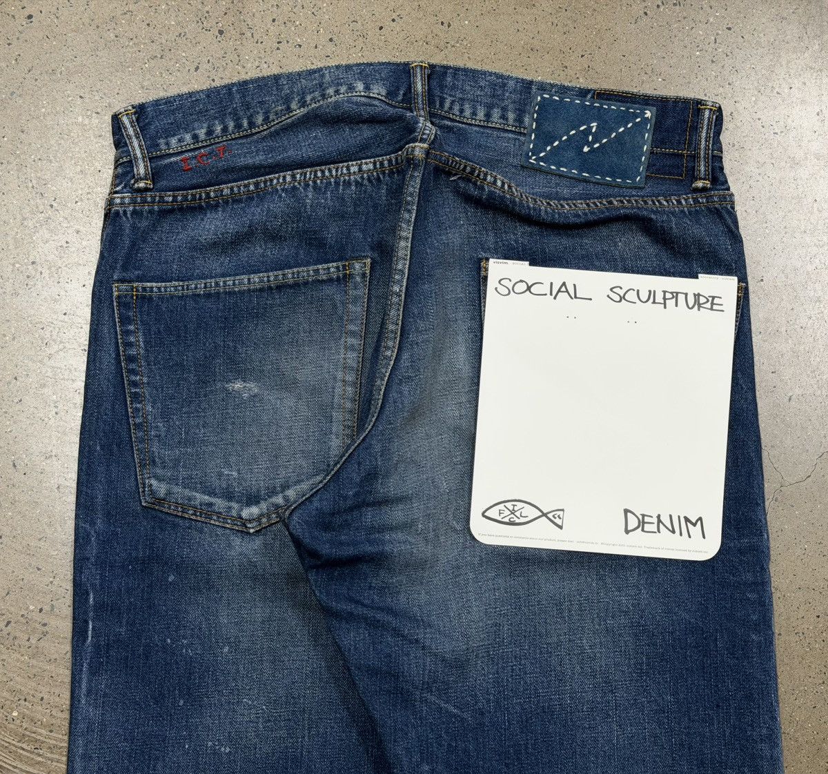 Visvim VISVIM ICT SOCIAL SCULPTURE DRY2 DMGD Size US 34 / EU 50 - 2 Thumbnail
