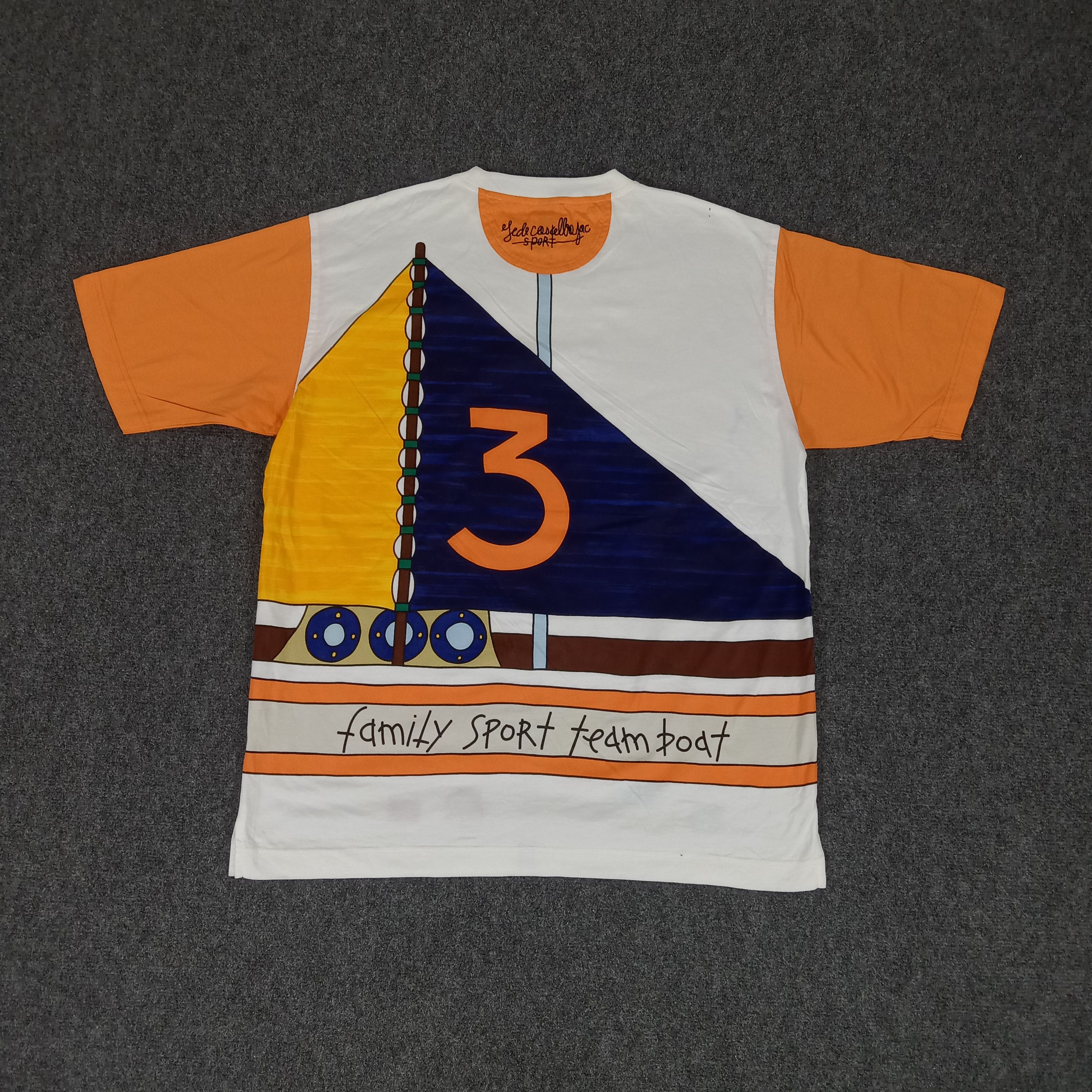 Jean Charles De Castelbajac × Vintage Jean Charles De Castelbajac Sport Tshirt Size US XL / EU 56 / 4 - 4 Thumbnail