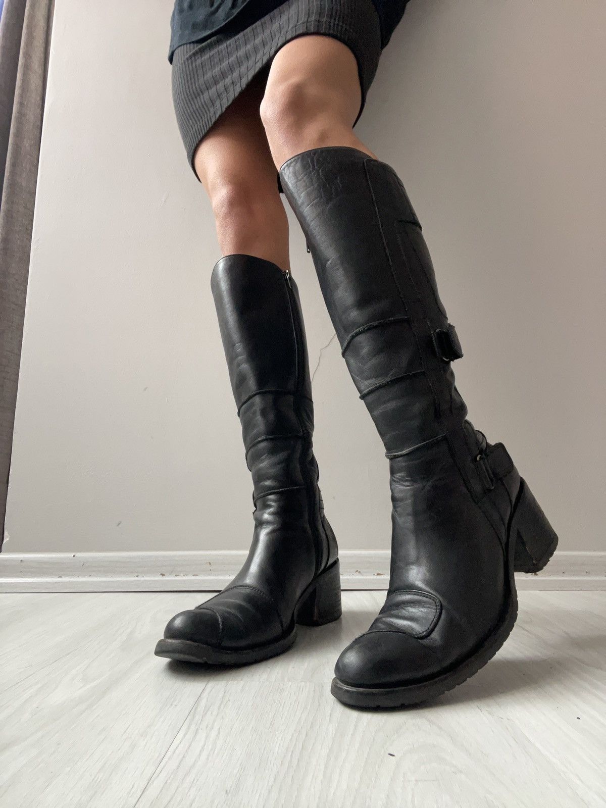Vintage y2k leather boots Size US 6.5 / IT 36.5 - 1 Thumbnail