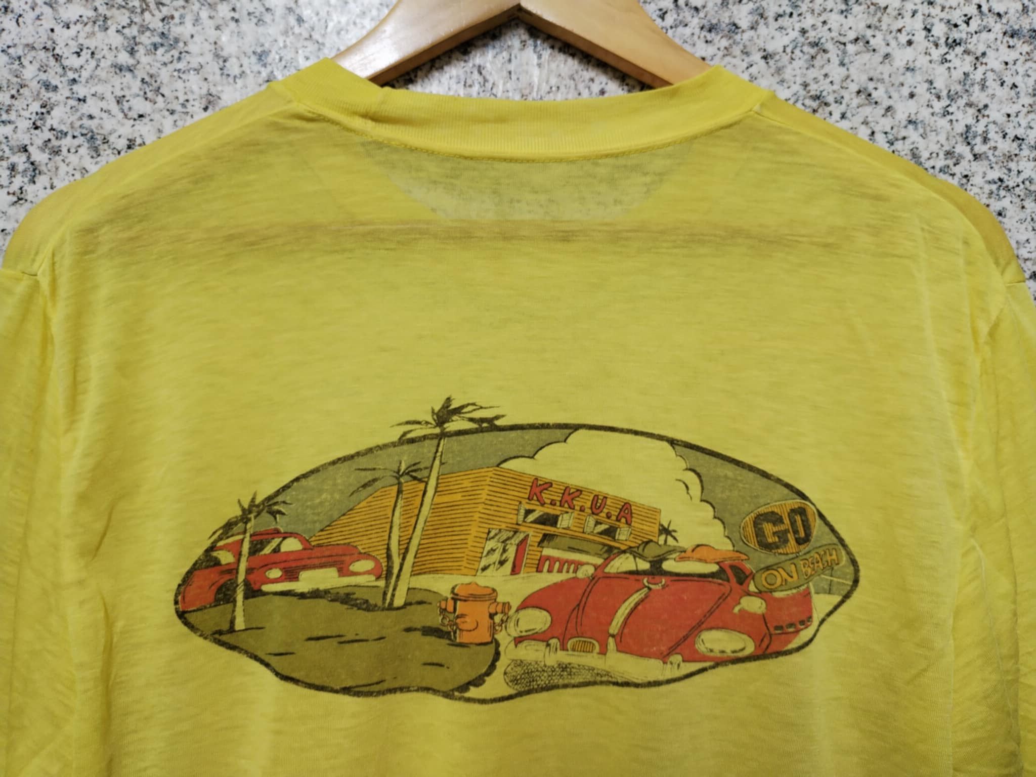 Vintage 60s Vintage Kkua Aloha Honolulu Radio 69 very rare Size US L / EU 52-54 / 3 - 3 Thumbnail
