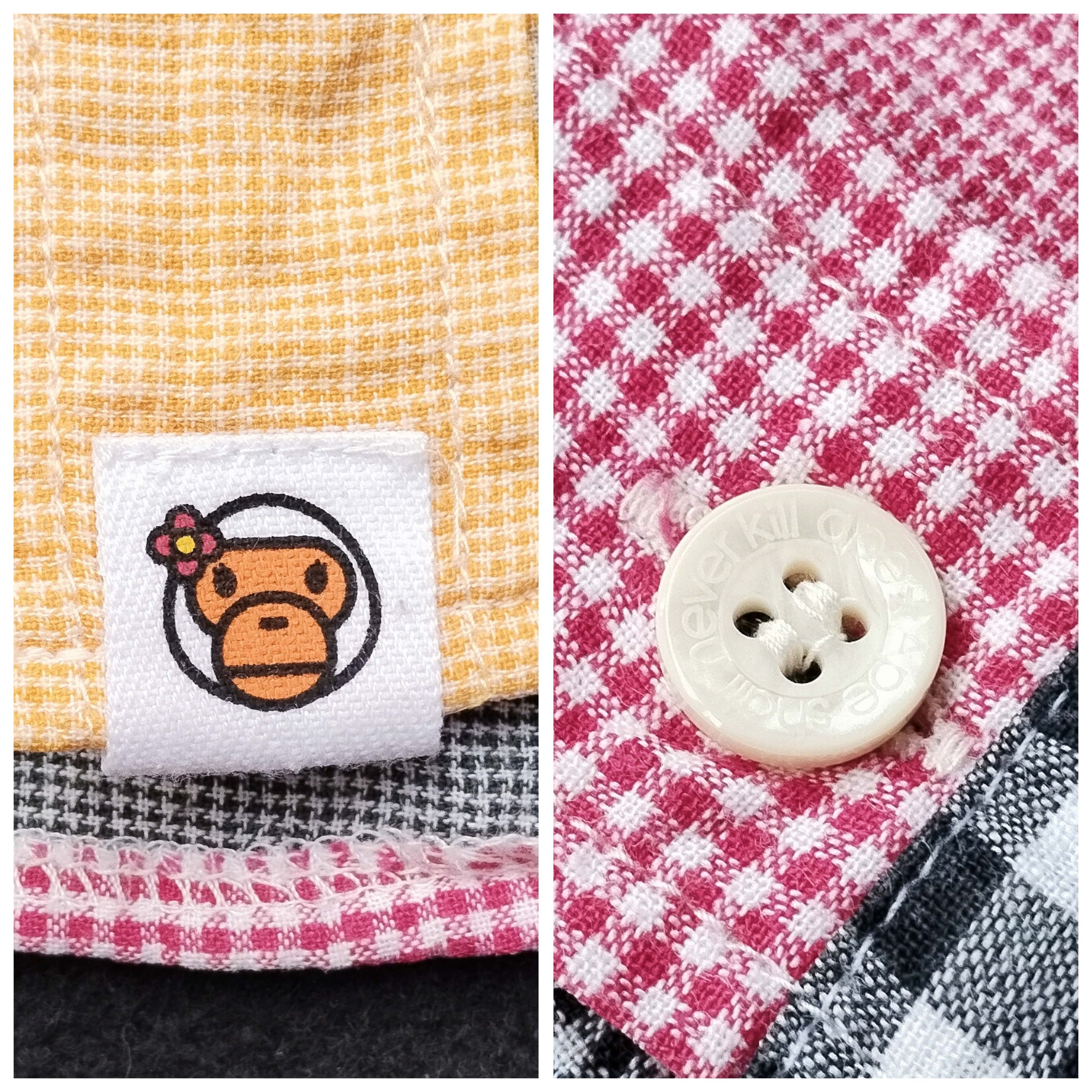Bape 2006 Bape Baby Milo Patchwork Button Up Size S / US 4 / IT 40 - 9 Thumbnail