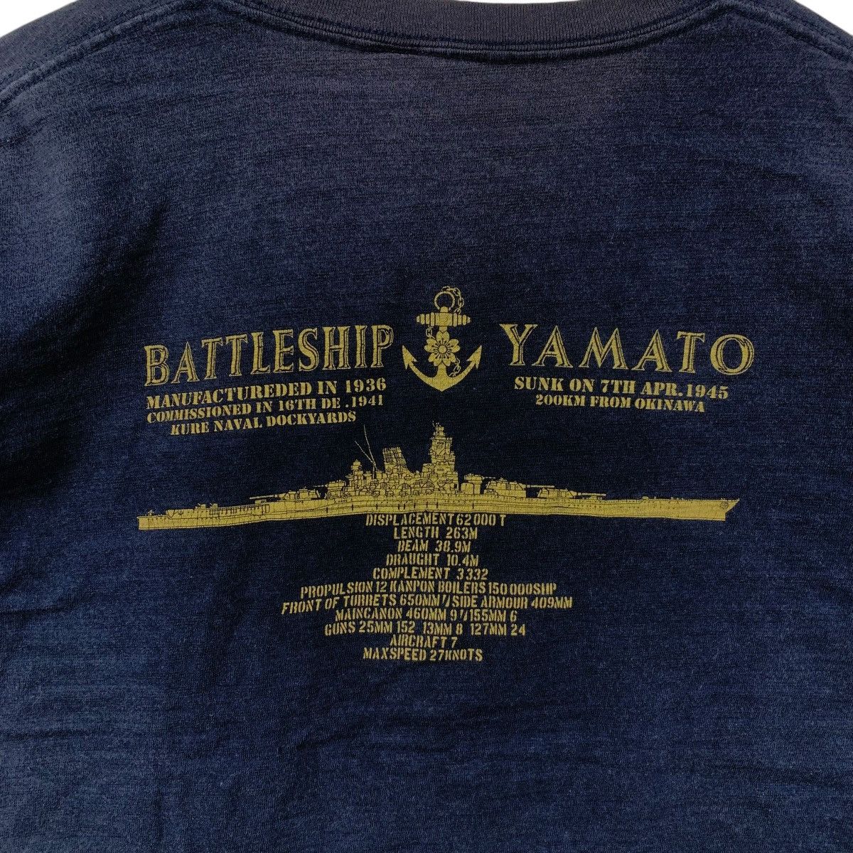Japanese Brand ANIME SPACE BATTLESHIP YAMATO Exhibition Tee Shirt Manga Size XL / US 12-14 / IT 48-50 - 2 Thumbnail