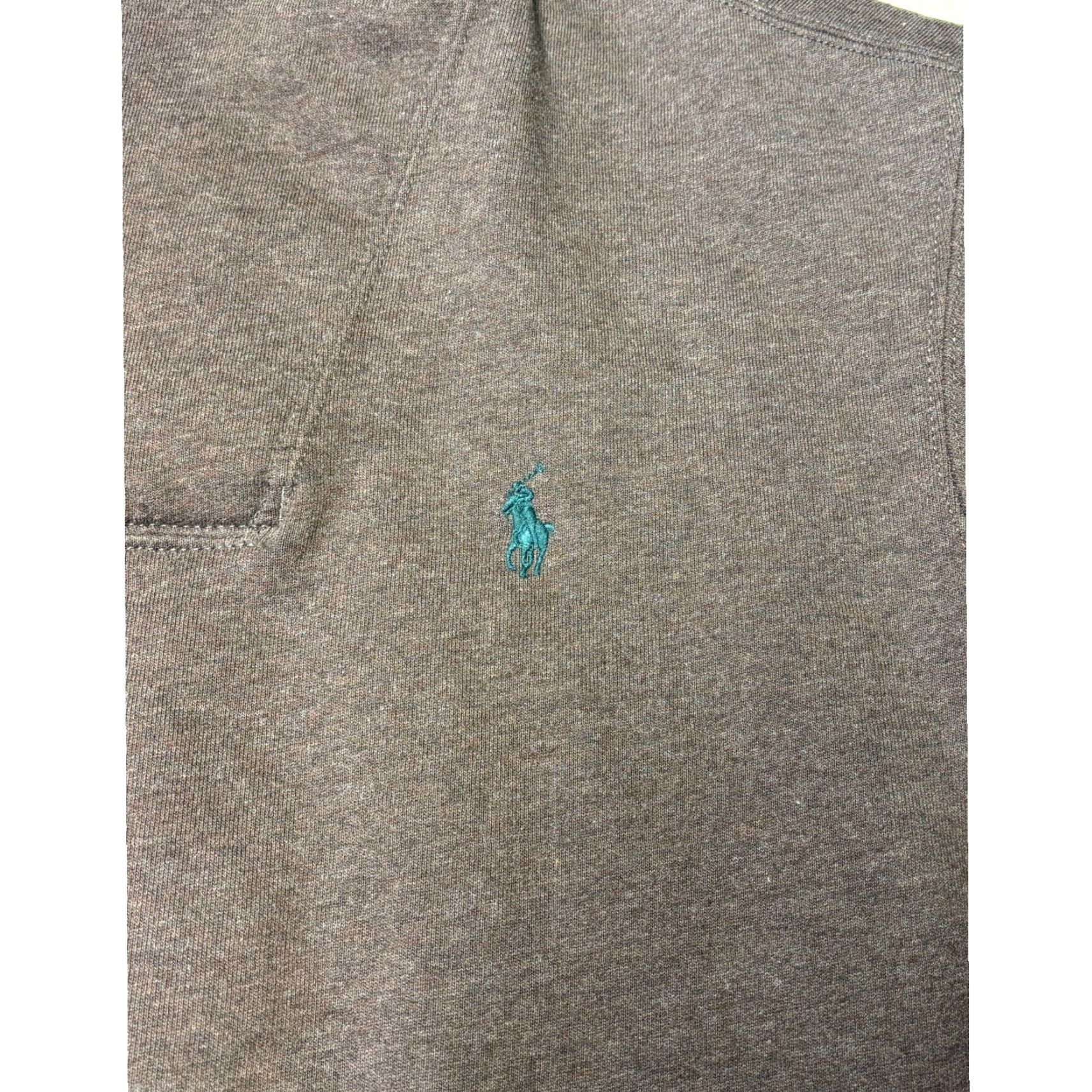 Polo Ralph Lauren Polo Ralph Lauren Mens Sweater XL Pullover Knit Brown Suede Elbow Patch Shawl Collar Button Logo Pockets All Seasons Casual Size US XL / EU 56 / 4 - 2 Thumbnail