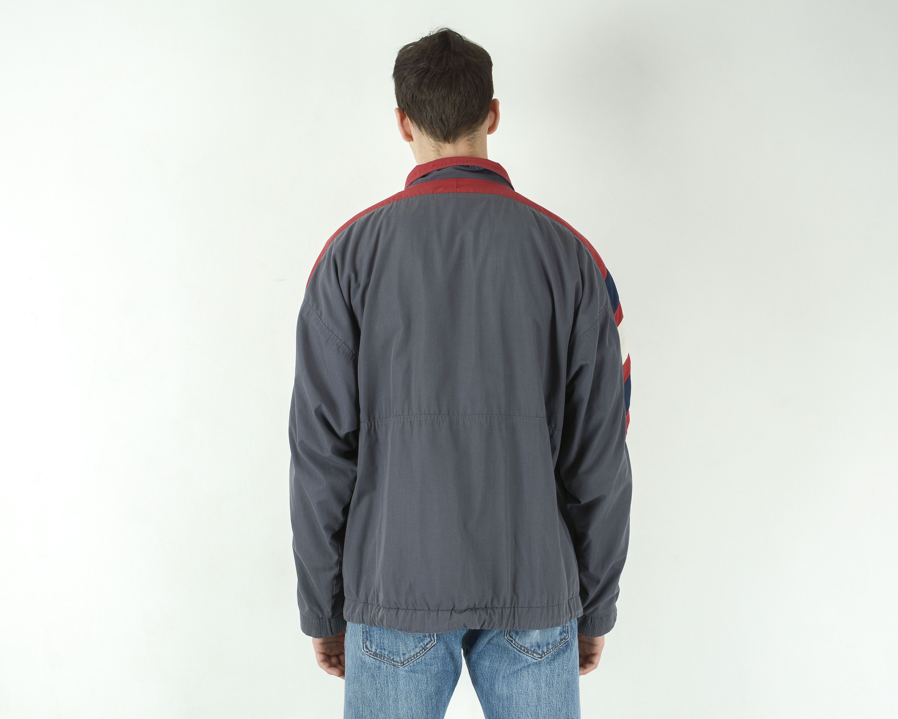 Adidas 90s Men Retro Tracksuit Jacket Jumper Sport Full Zip Top Size US L / EU 52-54 / 3 - 5 Thumbnail