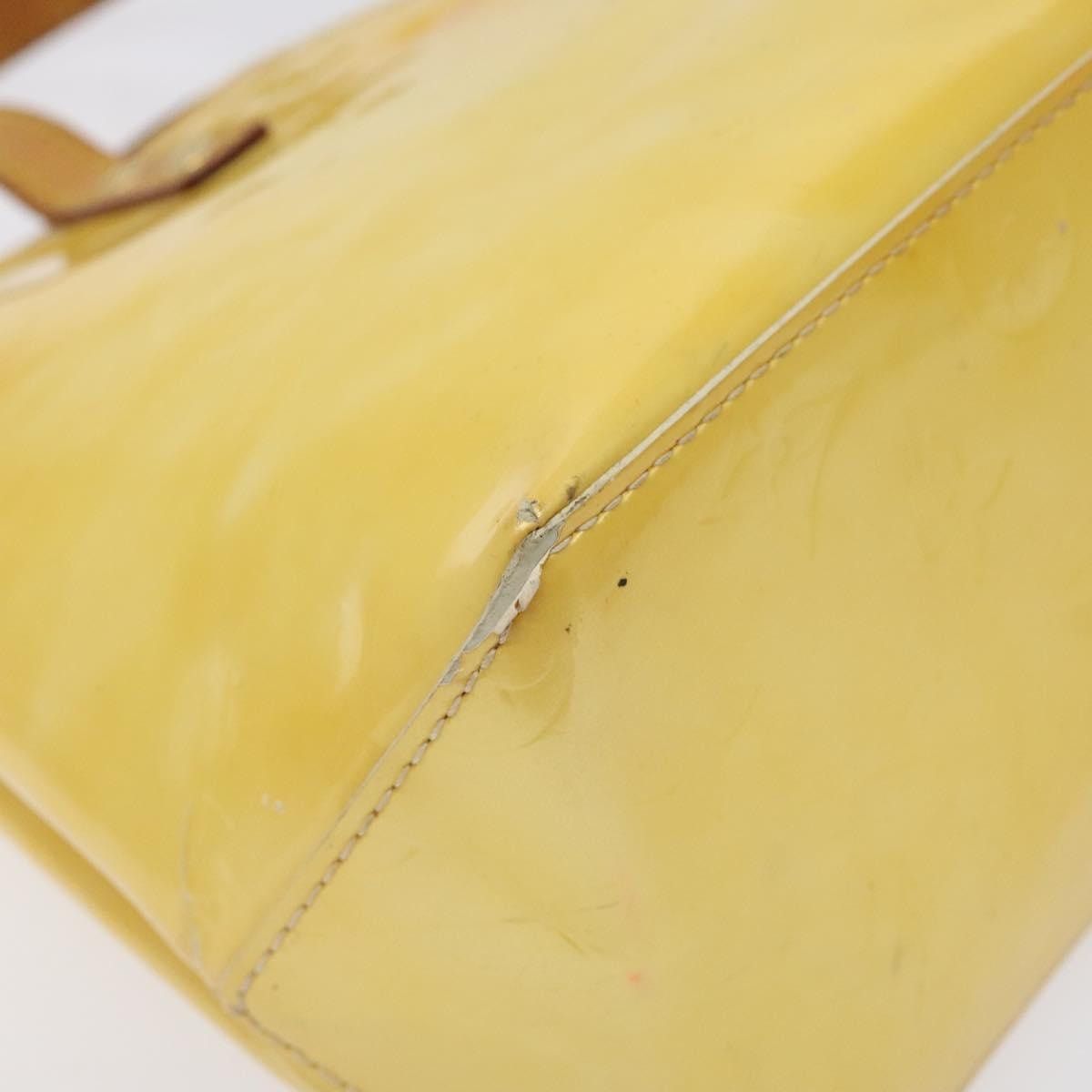 Louis Vuitton LOUIS VUITTON Monogram Vernis Reade PM Hand Bag Gris M91145 Size ONE SIZE - 9 Thumbnail