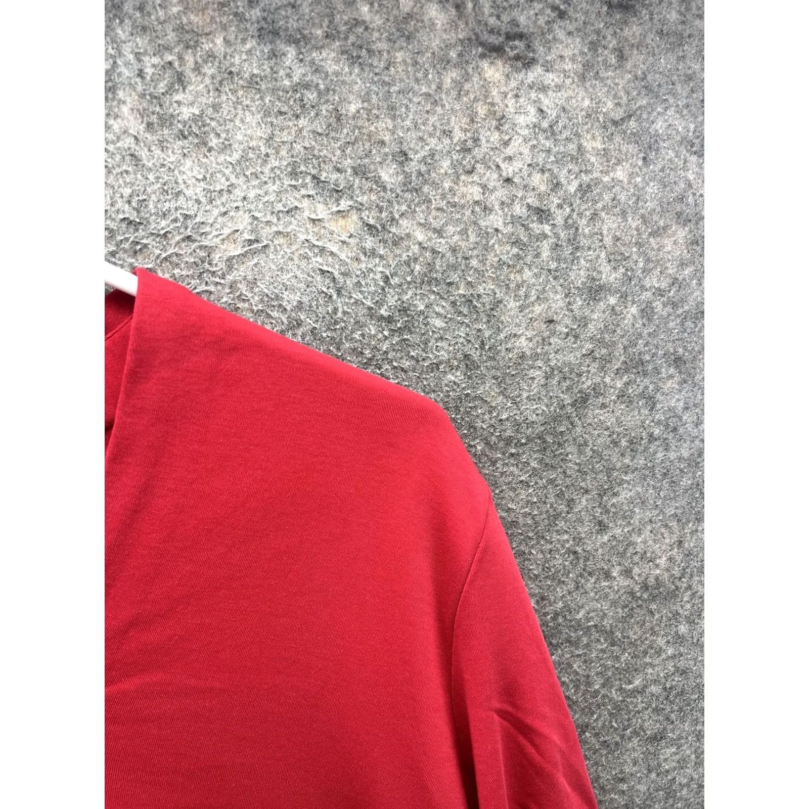 Vintage Chico's Shirt Womens L Red V-Neck Long Sleeve Jersey Top Relaxed Fit Size L / US 10 / IT 46 - 7 Thumbnail