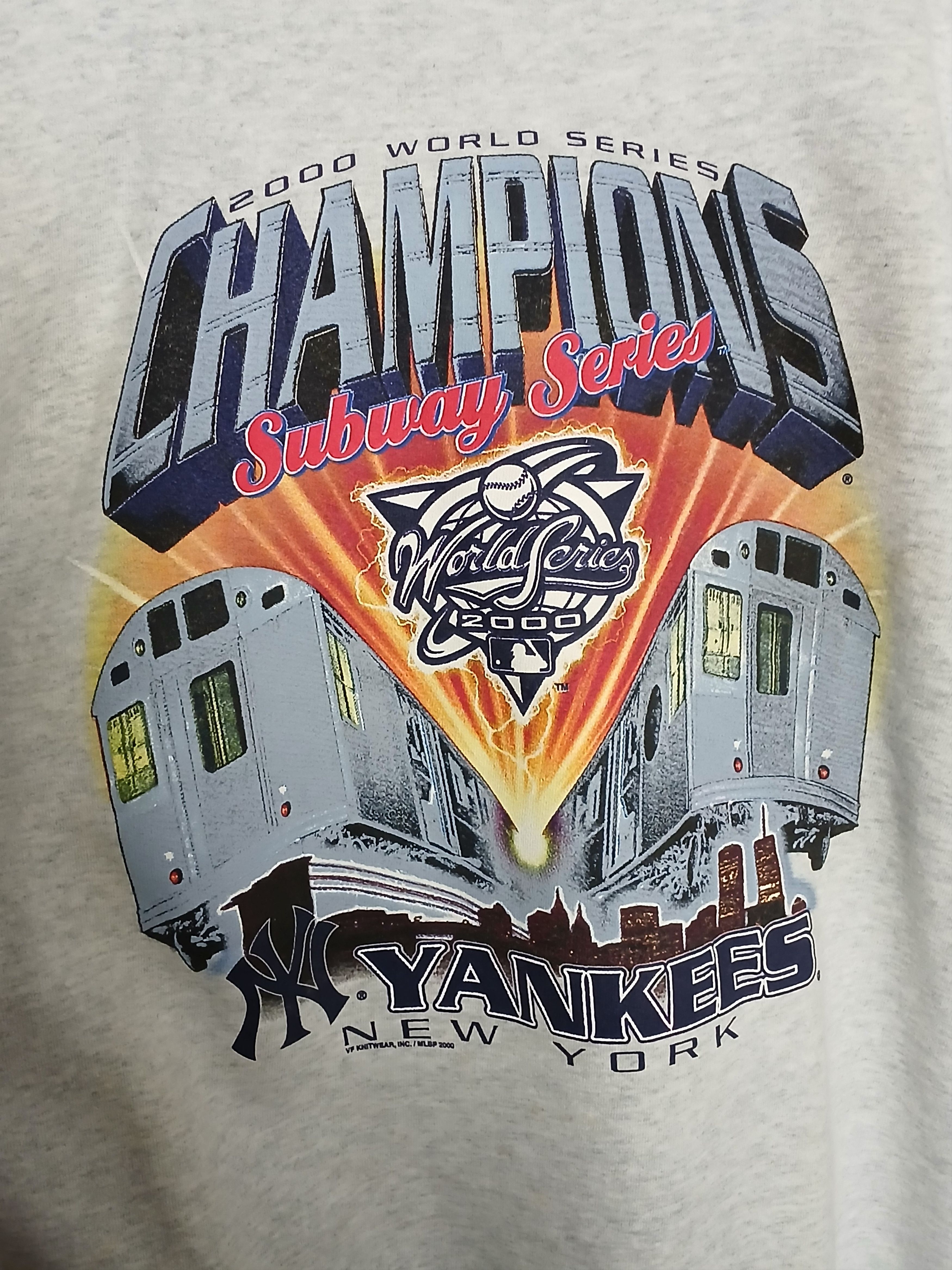 MLB Vintage 2000 MLB New York Yankees Baseball Sweatshirt Size US L / EU 52-54 / 3 - 3 Thumbnail