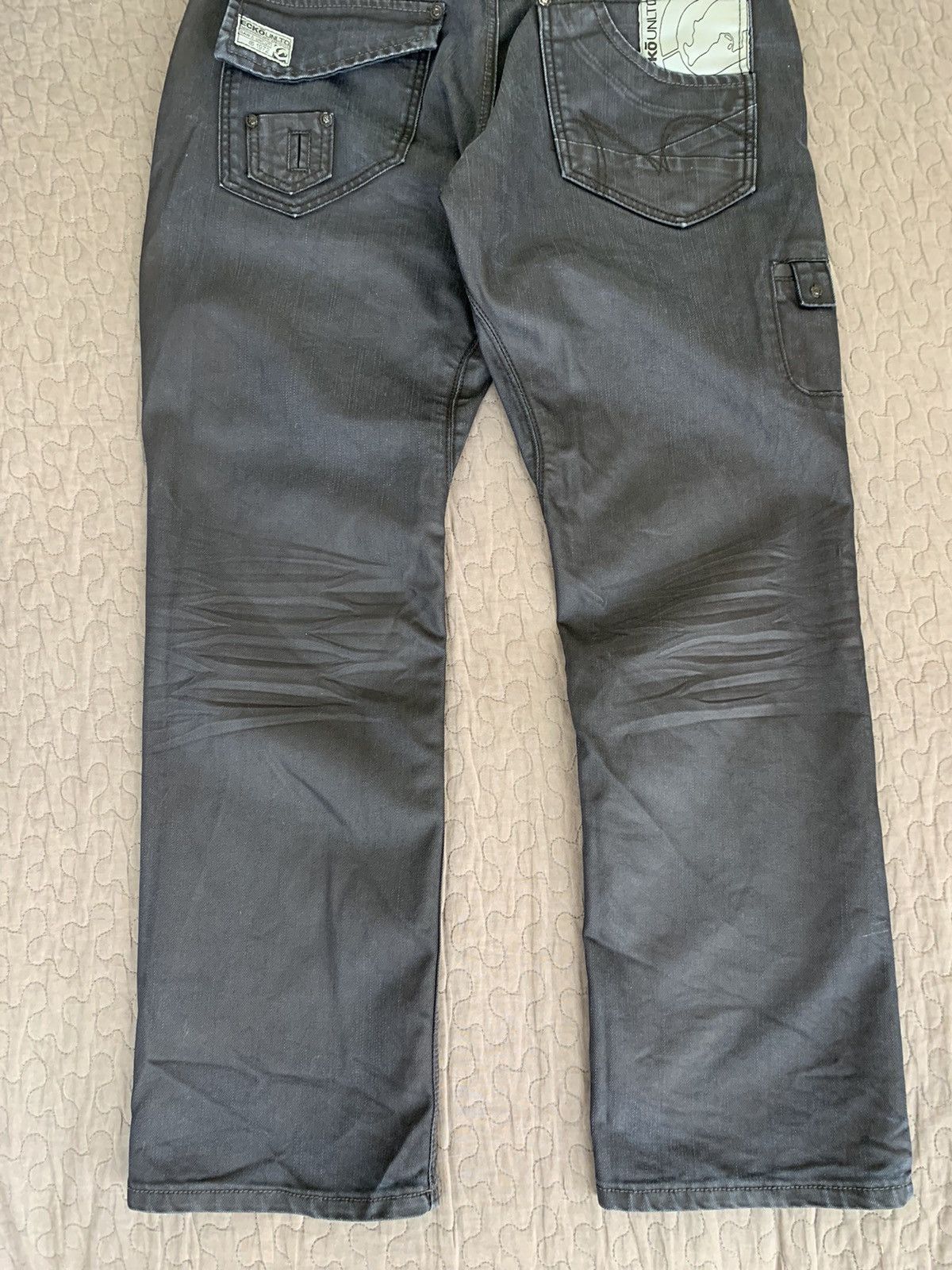 Ecko Unltd. Ecko Unltd. Big Logo Denim Jeans Size US 34 / EU 50 - 22 Thumbnail