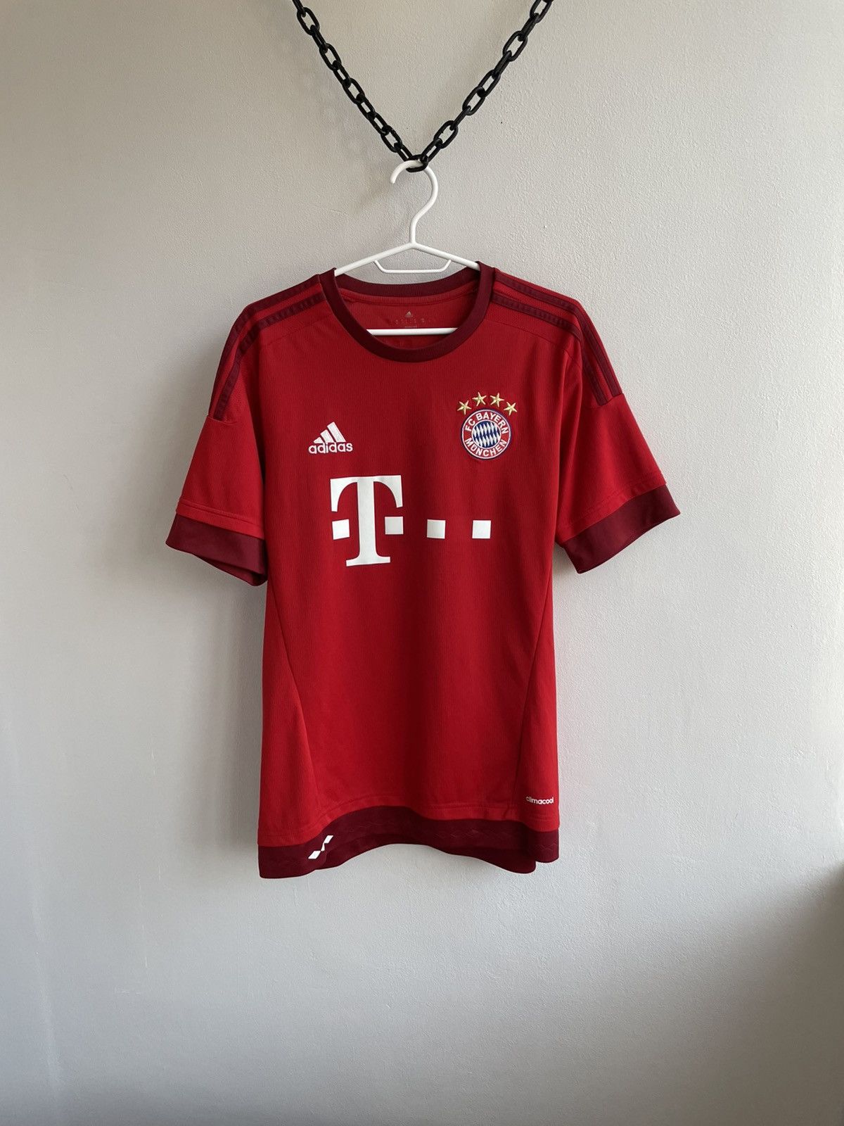 Adidas Bayren Munich 2015 2016 Home Shirt Football Soccer Jersey Size US M / EU 48-50 / 2 - 1 Thumbnail