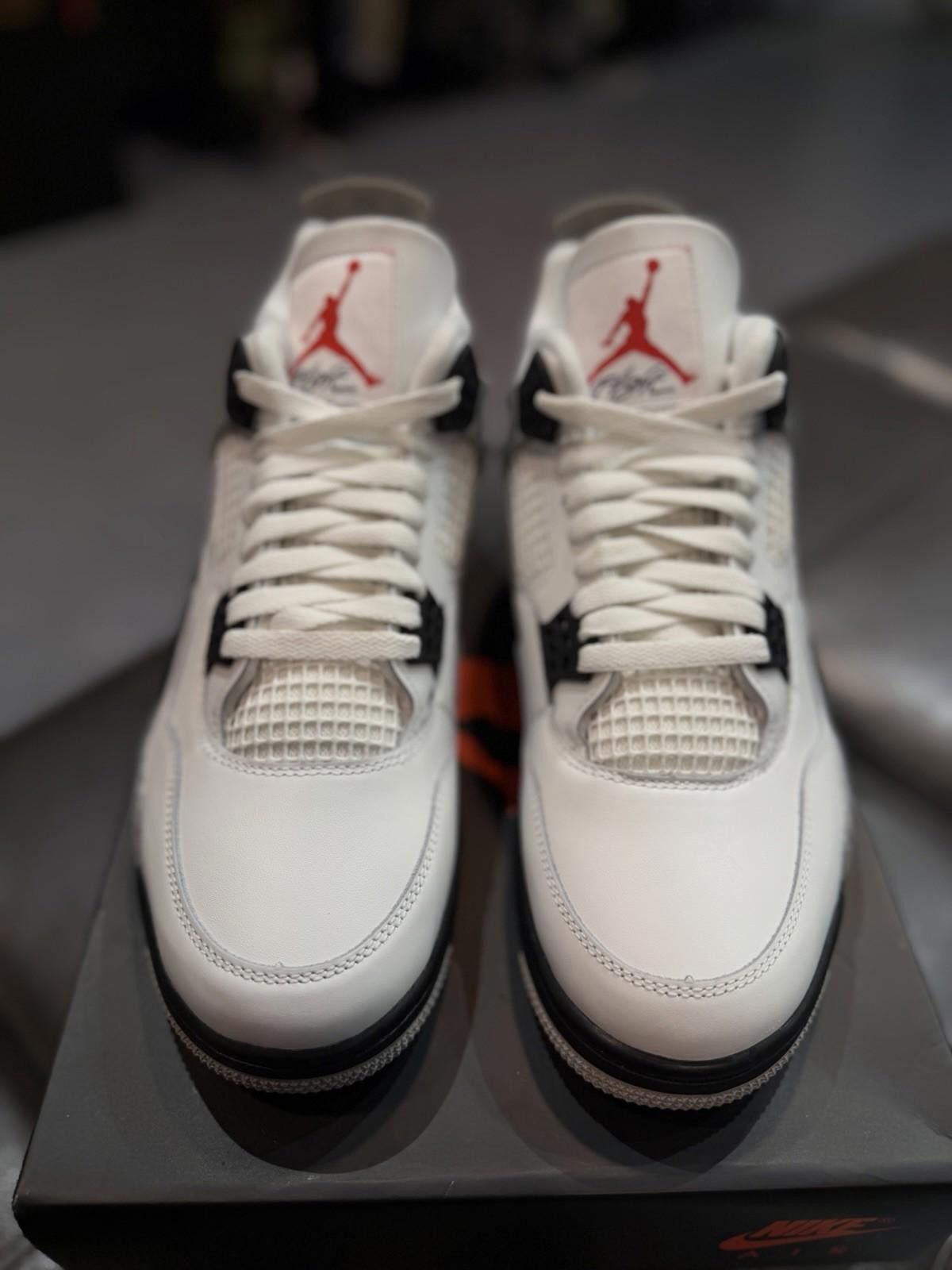Jordan Brand Size 11 - Air Jordan 4 Retro Summit White Cement FV5029-100 Size US 11 / EU 44 - 10 Thumbnail