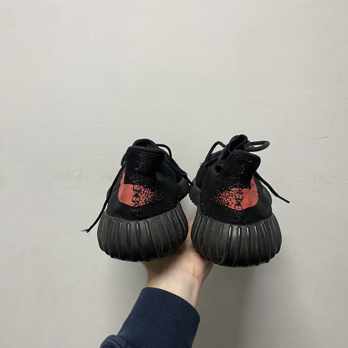 Adidas adidas Yeezy Boost 350 V2 Core Black Red Size US 12 / EU 45 - 9 Thumbnail