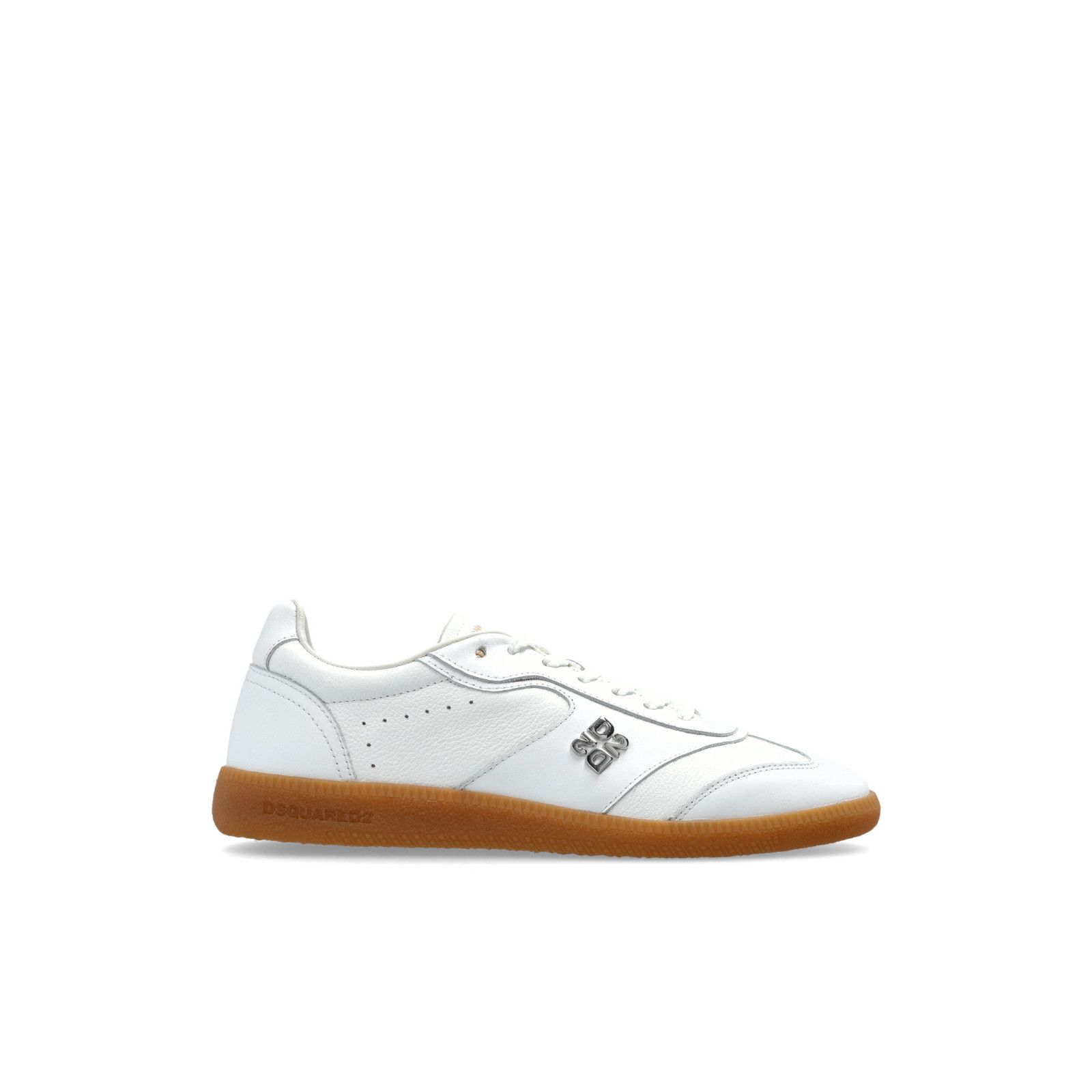 Dsquared2 DSQUARED2 Rebels White Leather Sneakers New & Authentic (Wom Size US 6 / IT 36 - 1 Thumbnail