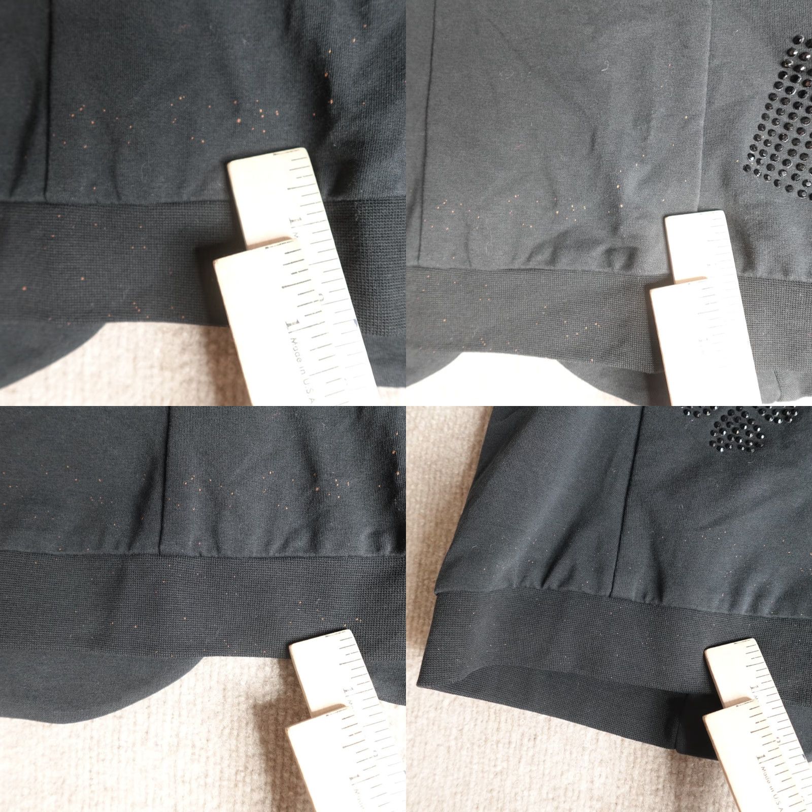 Moschino Love Moschino Womens Blazer 10 Black Bomber Bling Size L / US 10 / IT 46 - 10 Thumbnail
