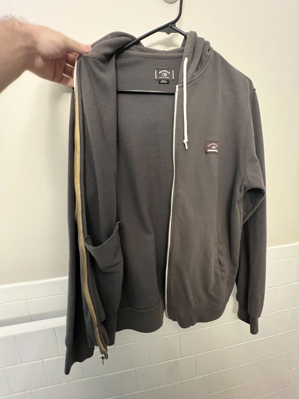 Fourstar Fourstar Mike Carrol Warm Grey Two Tone Zipper Size US S / EU 44-46 / 1 - 3 Thumbnail