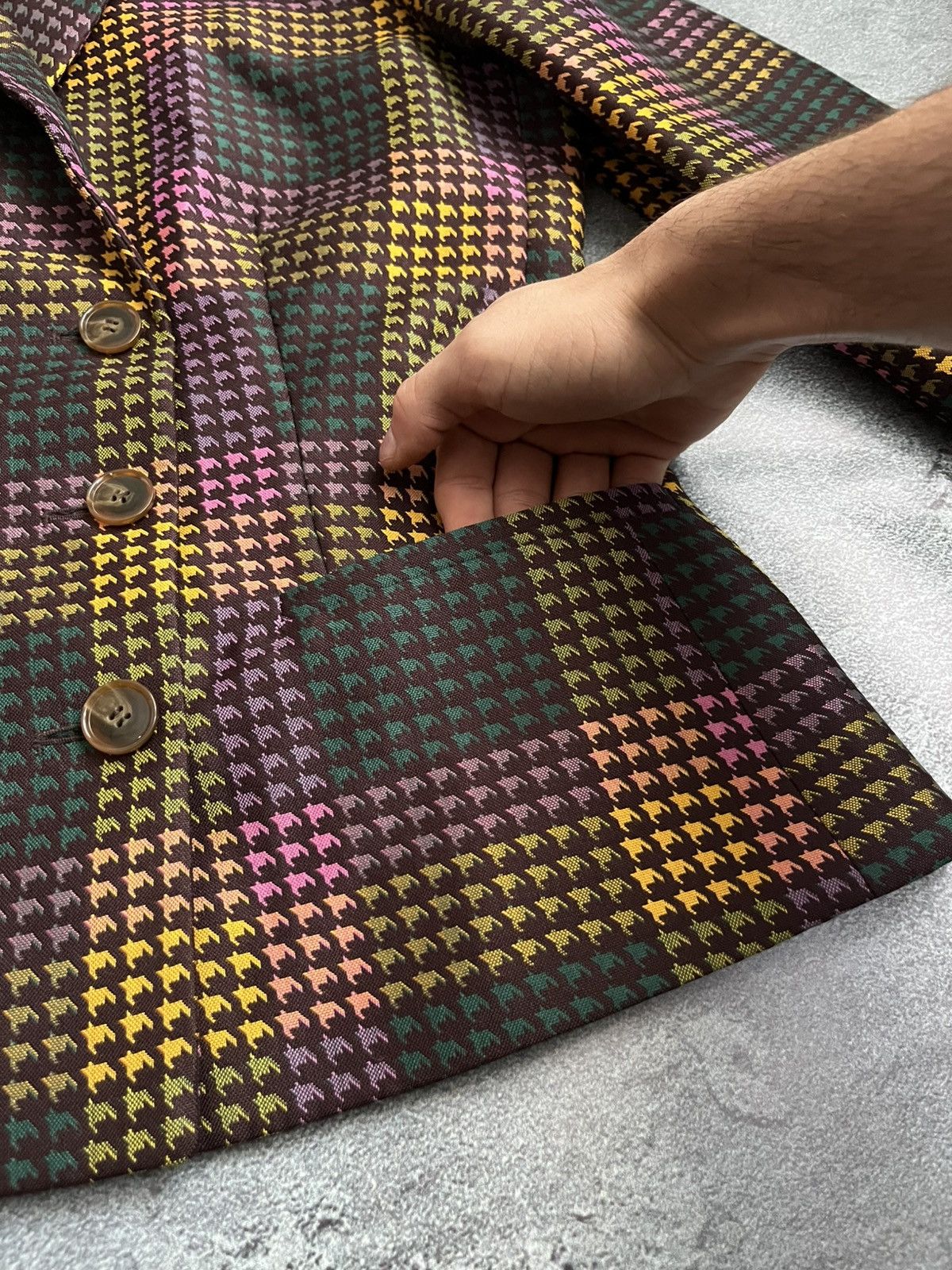 Other The Fold Checked Multicolour Blazer Size L / US 10 / IT 46 - 2 Thumbnail
