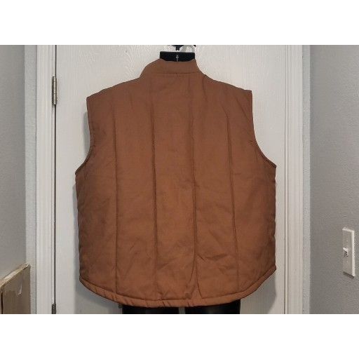 New England Outerwear Skoops NYC Traditional Duck Sleeveless Vest Men Sz 3XL Brown Size US XXL / EU 58 / 5 - 4 Thumbnail