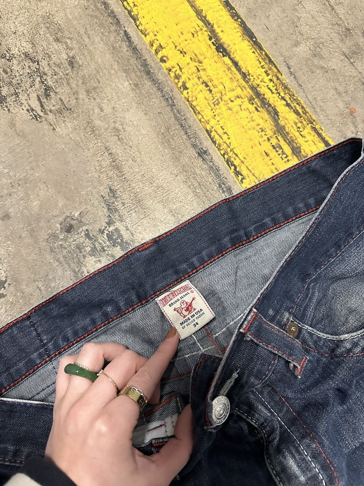 True Religion × Vintage Vintage true religion jeans Size US 37 - 5 Thumbnail