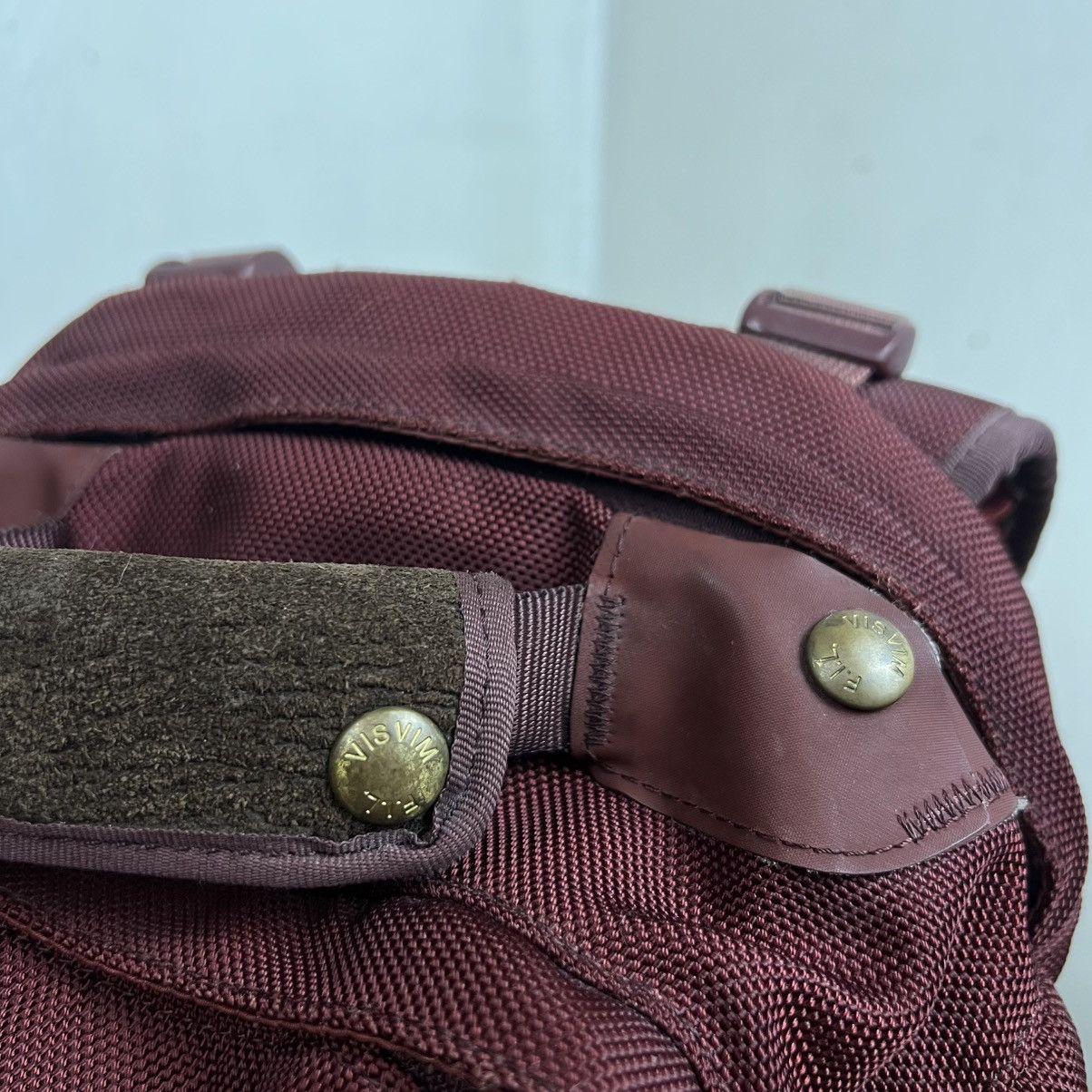 Visvim Visvim Ballistic 22L Backpack – Burgundy Color Size ONE SIZE - 8 Thumbnail