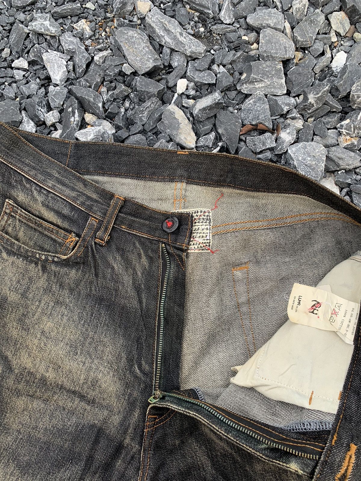 Other JAPANESE BRAND LUMR SELVEDGE RUSTY&FADED DISTRESSED DENIM Size US 35 - 13 Thumbnail