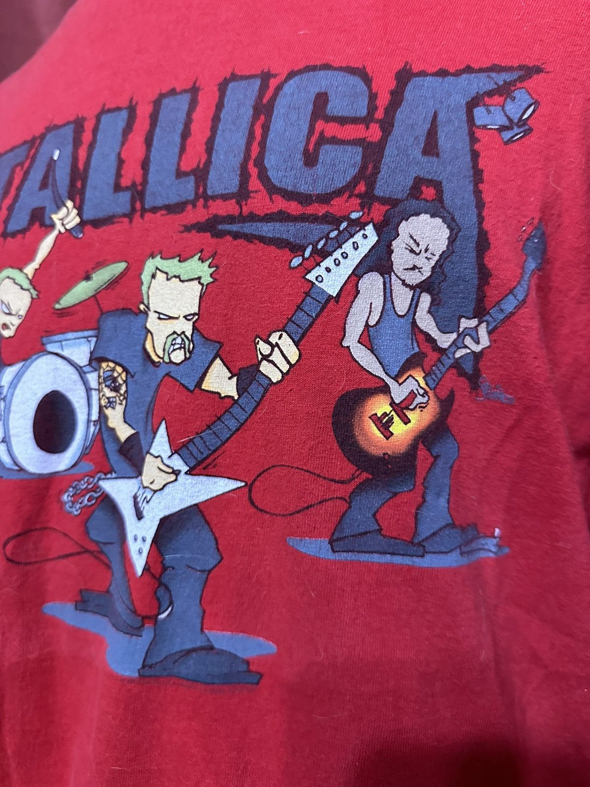 Band Tees × Metallica × Vintage Vintage Metallica Tshirt Tony Squindo Concert Band Tee Grail Size US XL / EU 56 / 4 - 5 Thumbnail