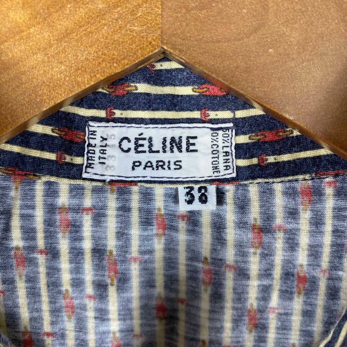 Celine × Vintage Vintage 80's CELINE PARIS Women Button Ups Size 38 Size S / US 4 / IT 40 - 5 Thumbnail