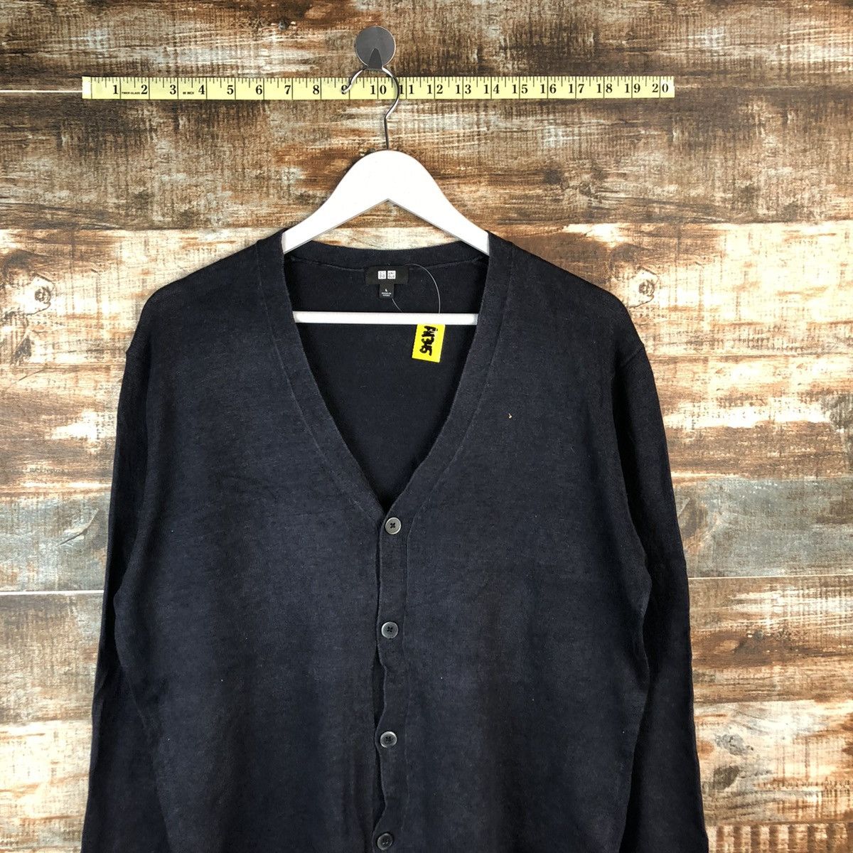 Japanese Brand Uniqlo japan Black Cardigan Knitwear #A1345 Size US L / EU 52-54 / 3 - 2 Thumbnail