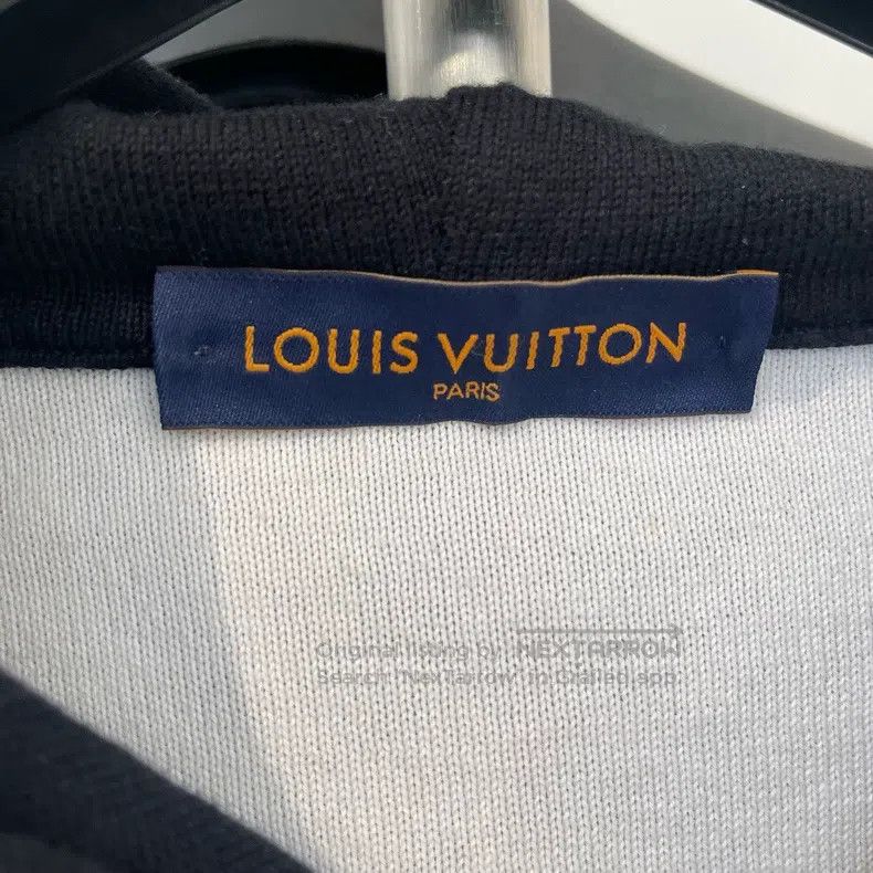 Louis Vuitton Louis Vuitton Gradient logo full-print hooded sweatshirt Size US XL / EU 56 / 4 - 3 Thumbnail