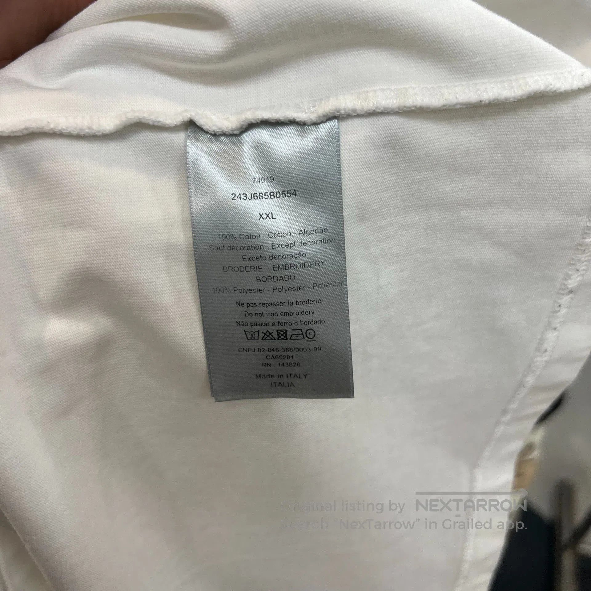 Dior Dior Essentials Christian Dior Logo Crewneck T. Size US XXL / EU 58 / 5 - 3 Thumbnail