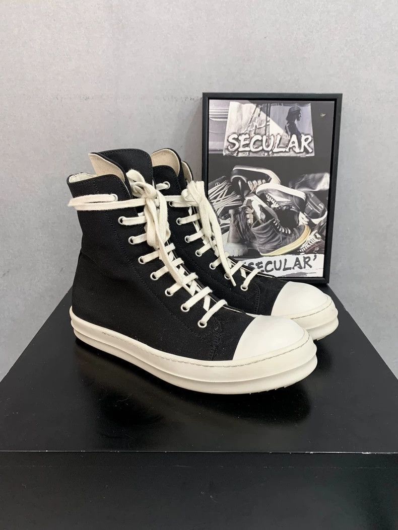 Rick Owens Rick Owens Black and White High-2508 Size US 8.5 / EU 41-42 - 3 Thumbnail