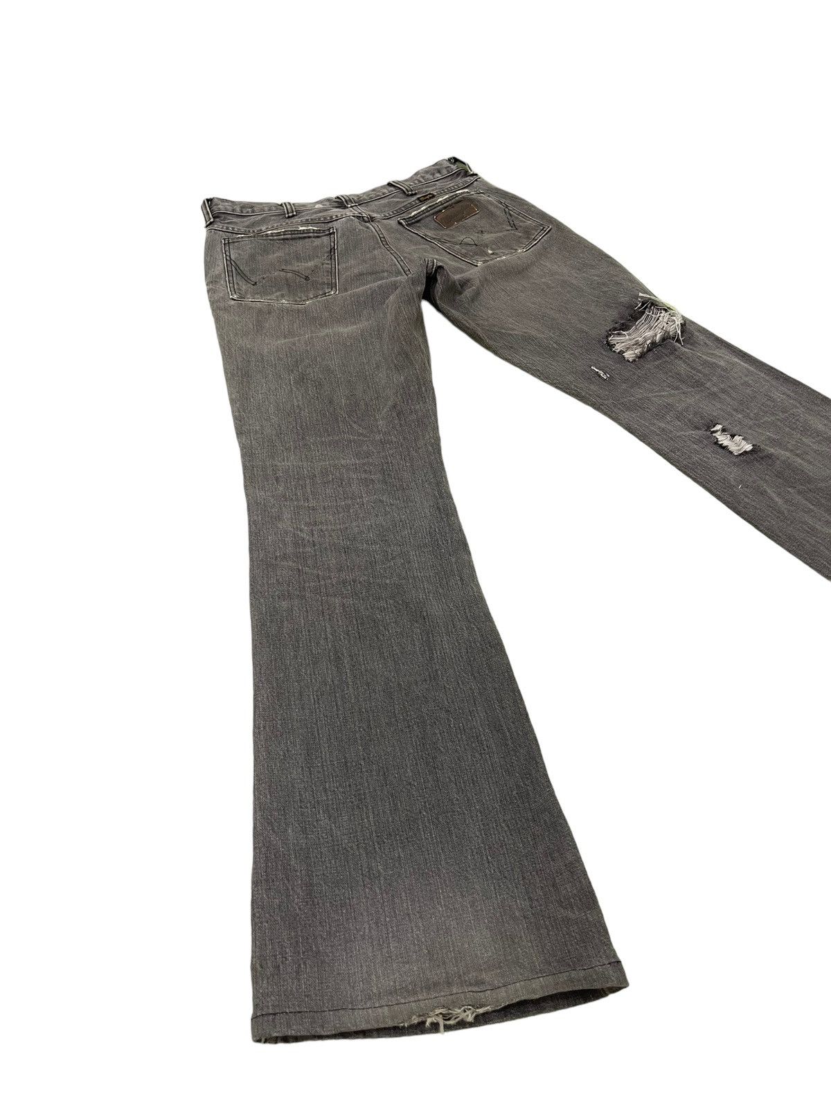 Japanese Brand Flare Jeans Vtg Wrangler Faded Distress Boot Cut 7🟦0 Size US 30 / EU 46 - 11 Thumbnail